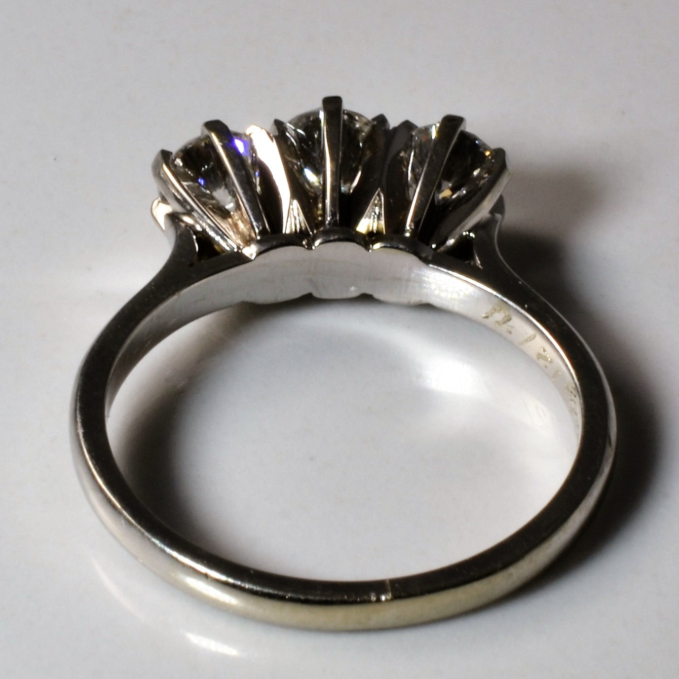 Birks' Three Stone Diamond Ring | 0.71ctw | SZ 6 |