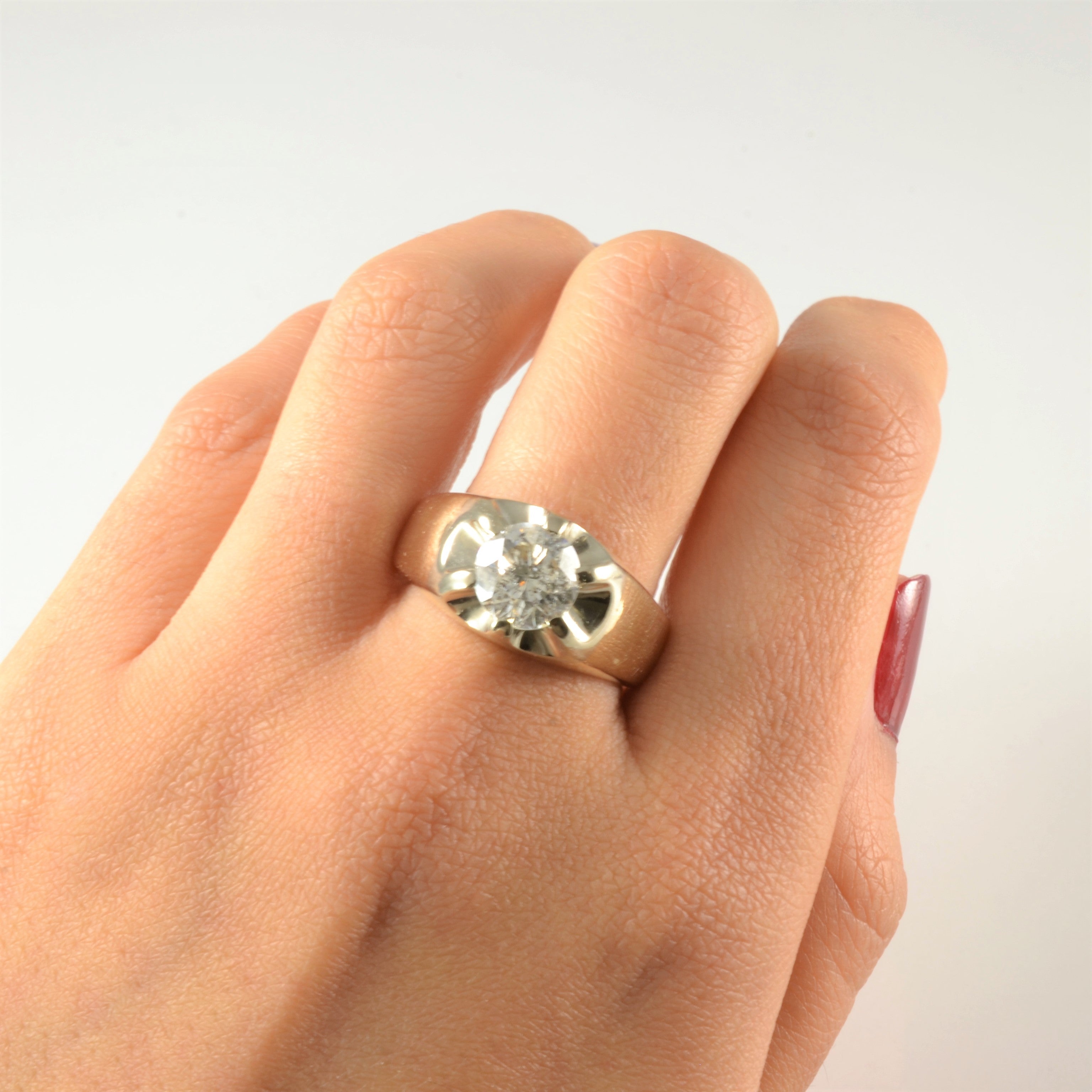 Large Illusion Set Diamond Ring | 2.25ct | SZ 10 |