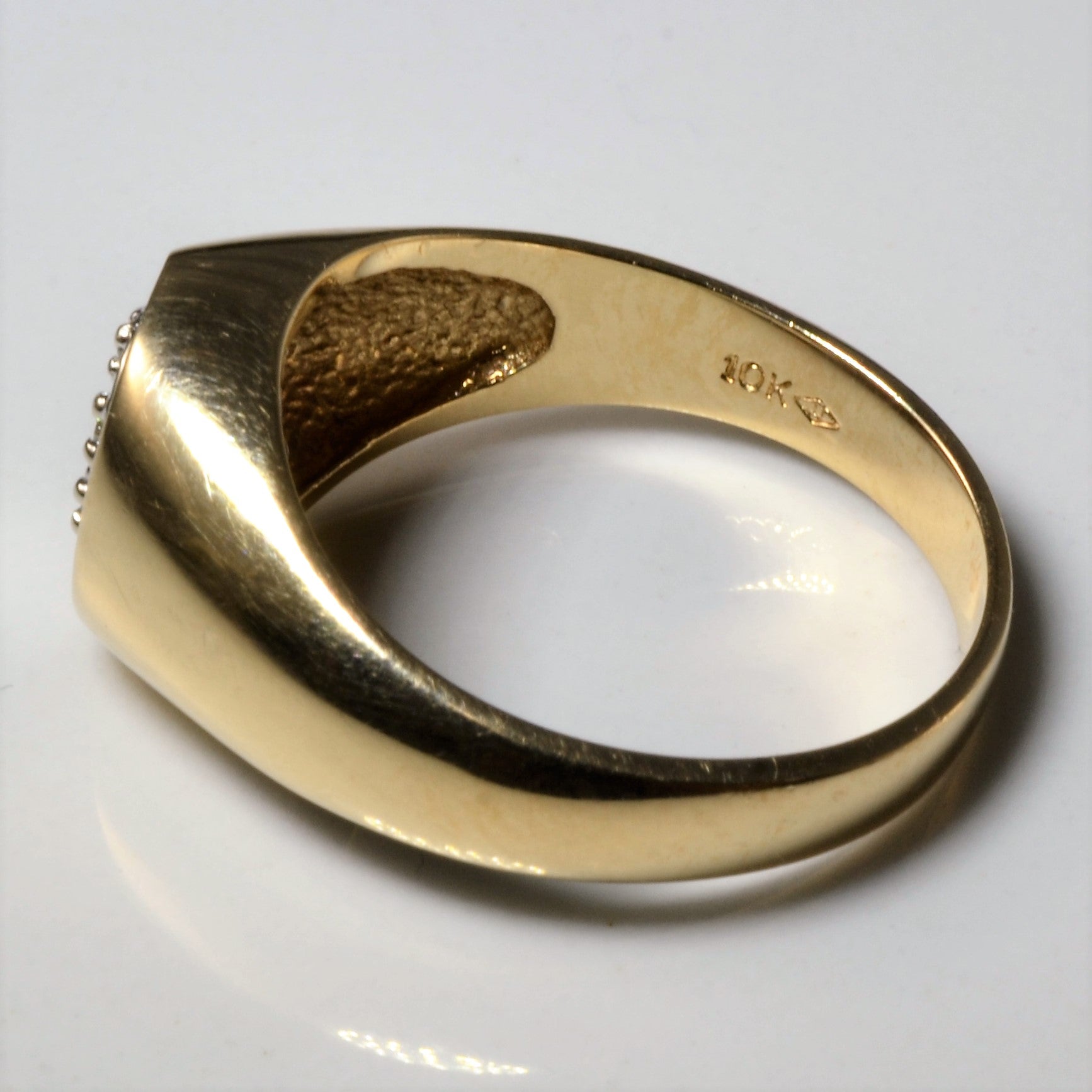 Pave Oval Shape Diamond Ring | 0.05ctw | SZ 9.75 |