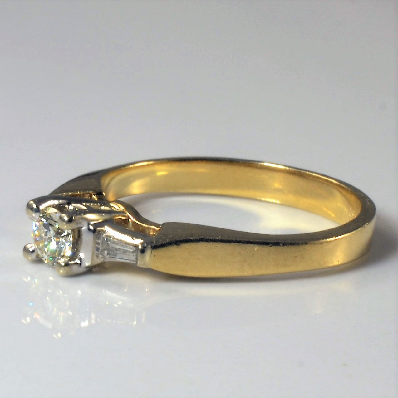 Three Stone Diamond Ring | 0.27ctw | SZ 5.75 |
