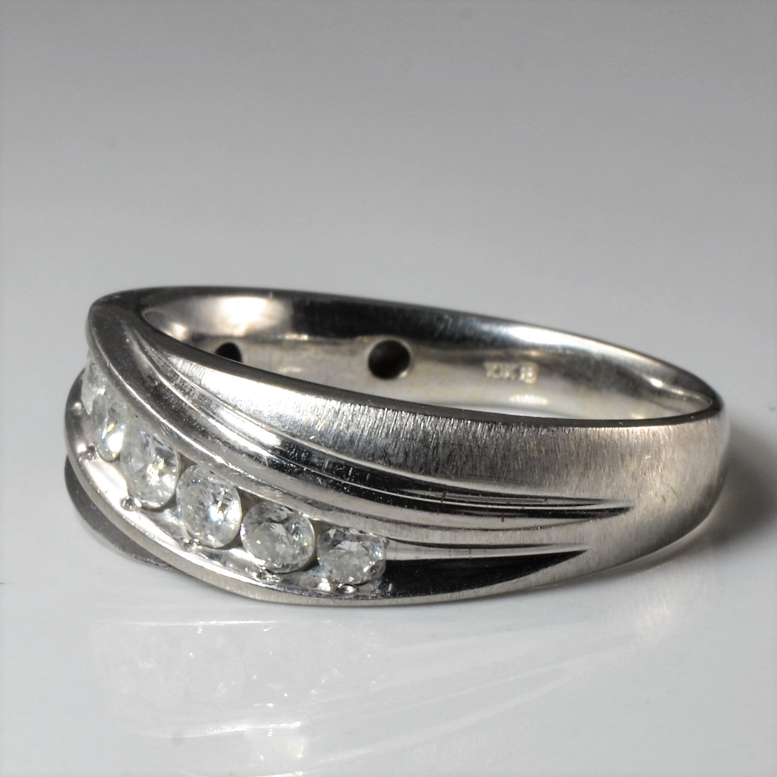 Channel Set Diamond Ring | 0.74ctw | SZ 12.5 |