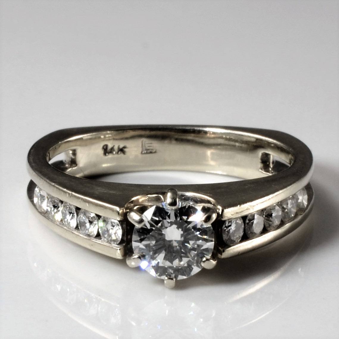 European Shank Diamond Engagement Ring | 0.77ctw | SZ 6 |