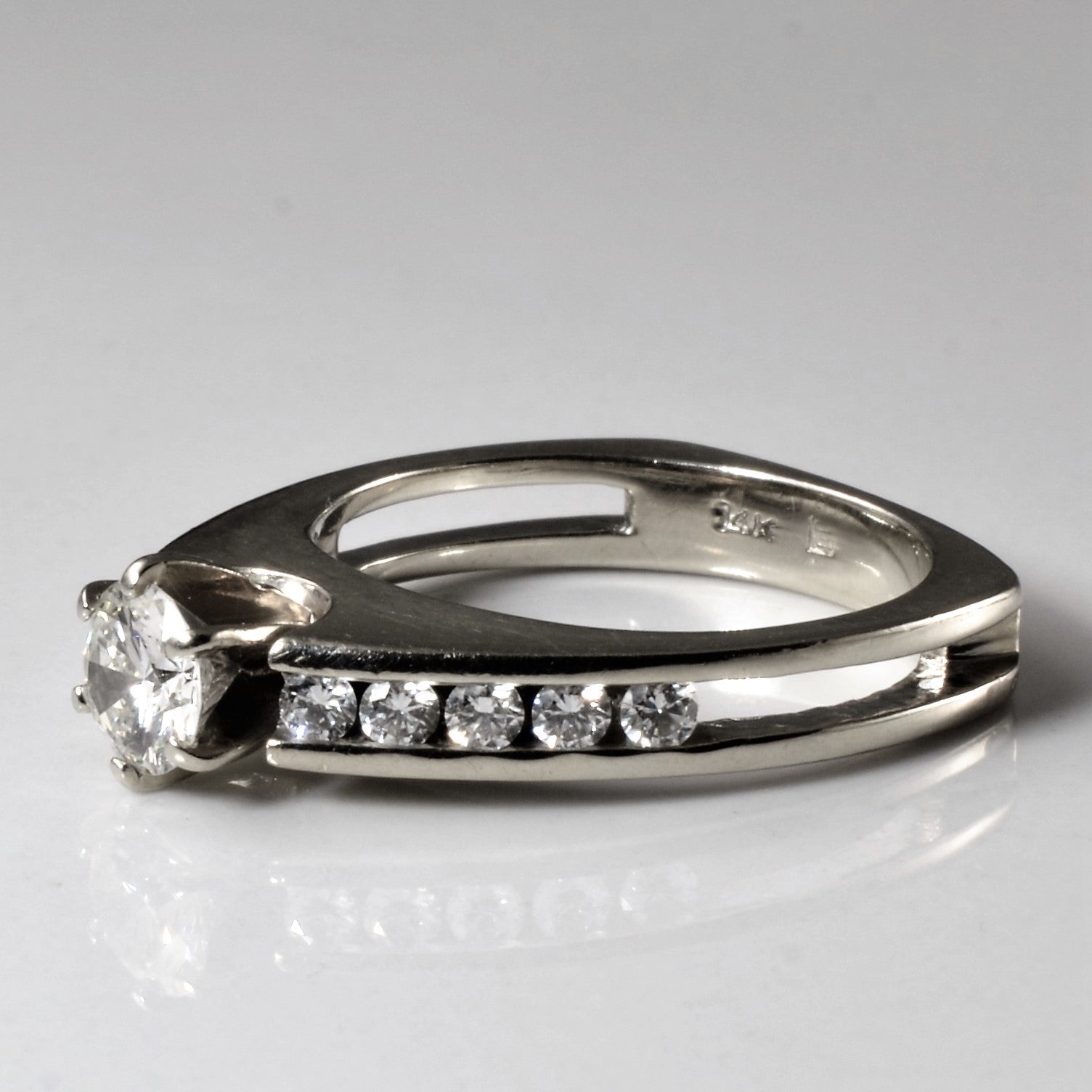 European Shank Diamond Engagement Ring | 0.77ctw | SZ 6 |