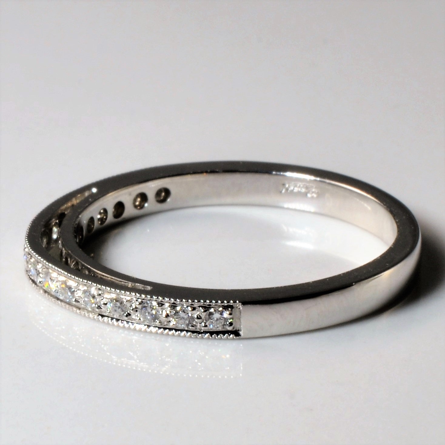 Milgrain Detail Diamond Ring | 0.09ctw | SZ 6.5 |