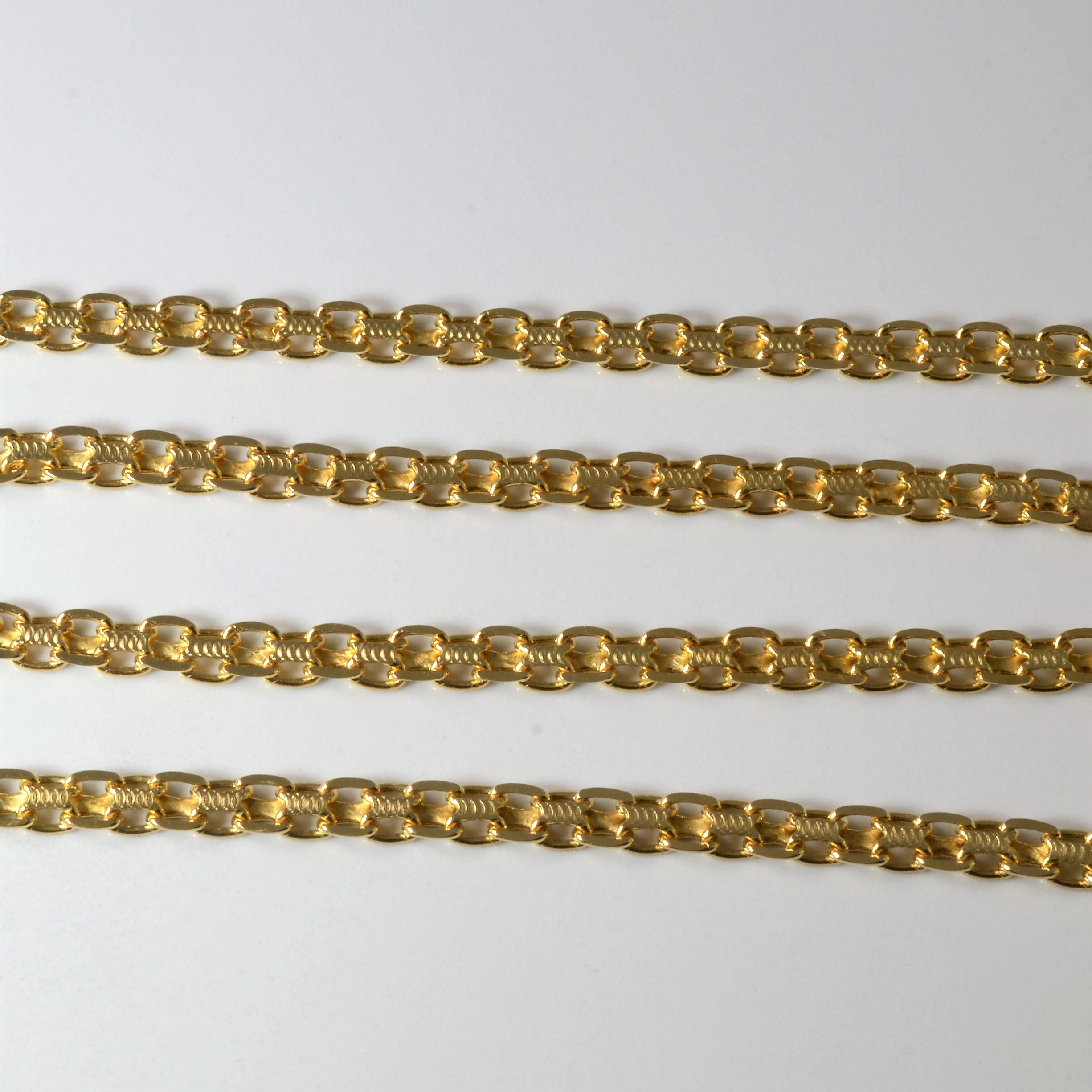 14k Yellow Gold Bismarck Chain | 21" |