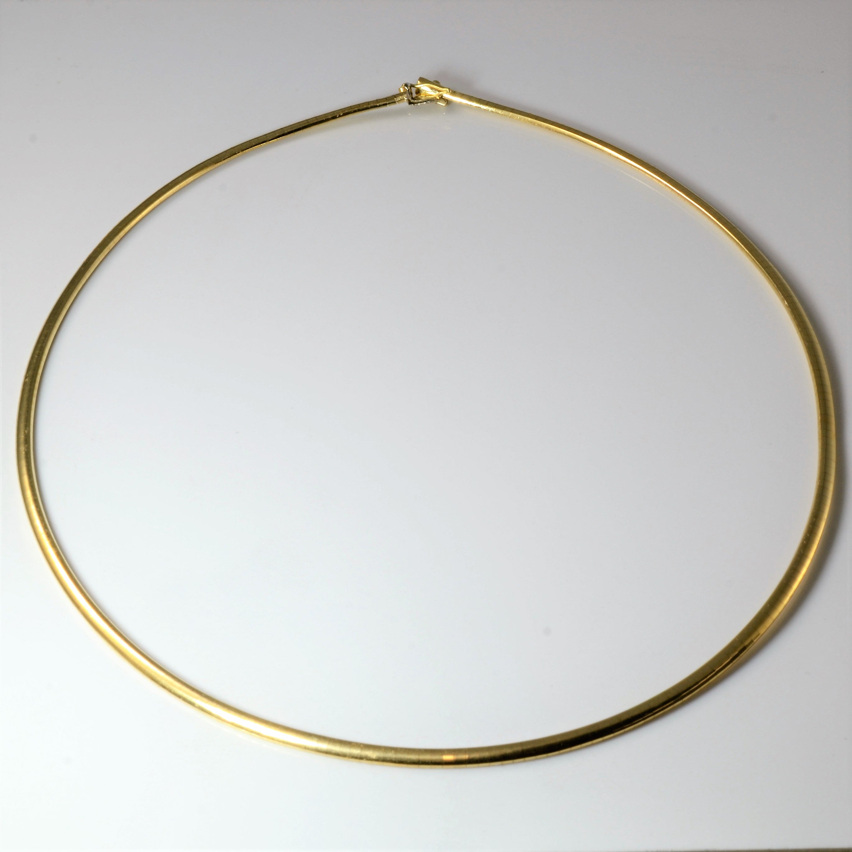 14k Yellow Gold Omega Chain | 19" |