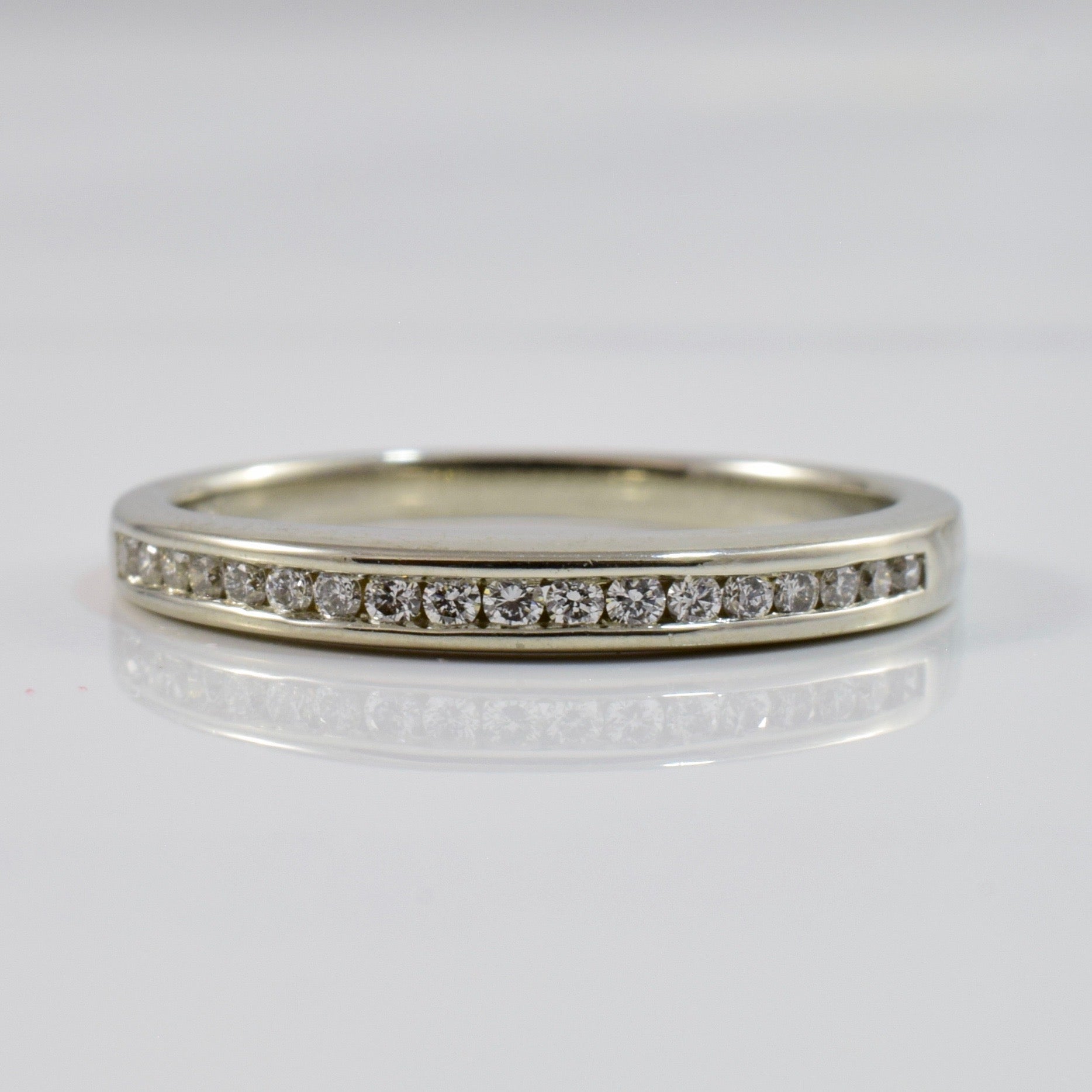 Channel Set Diamond Band | 0.10 ctw SZ 6.75 |