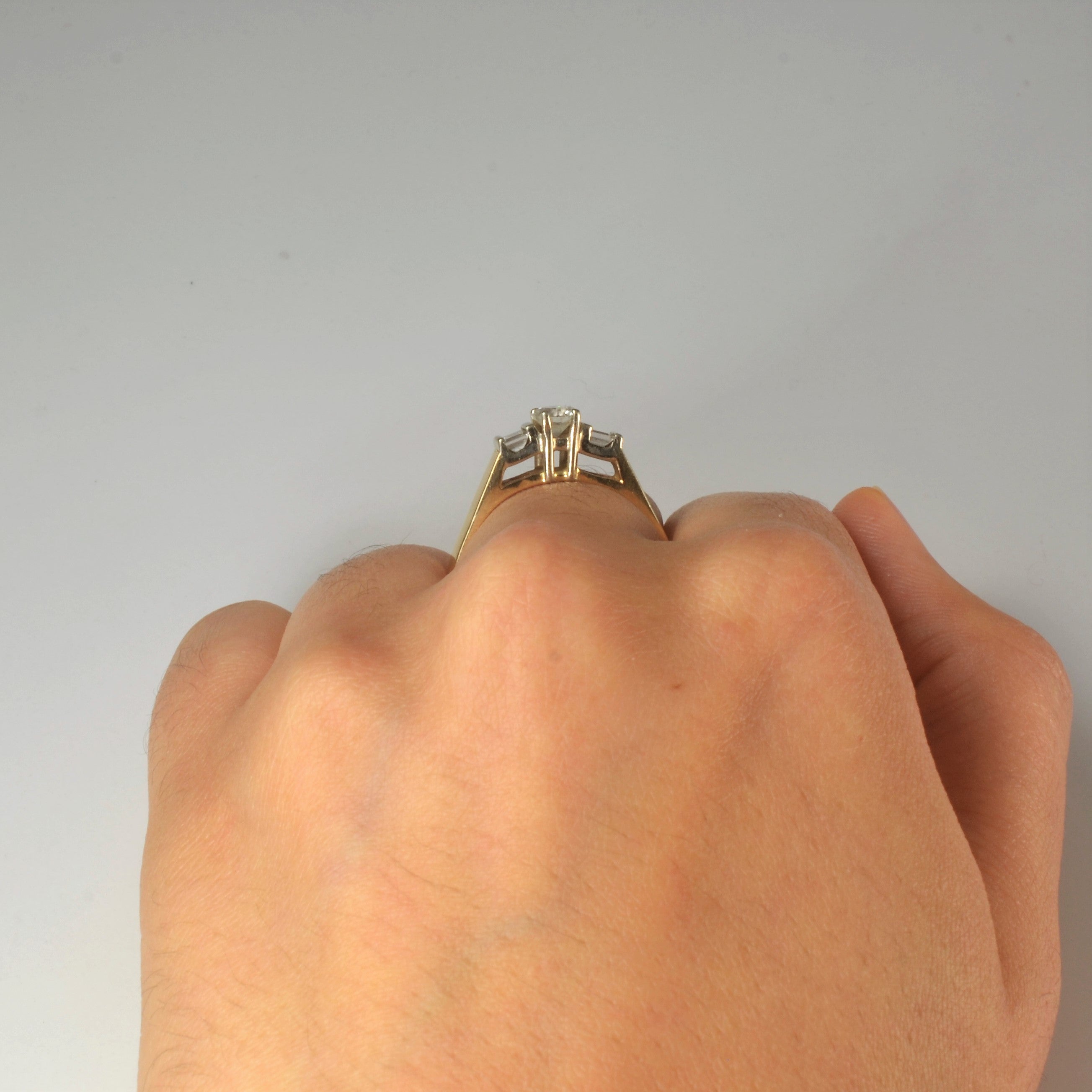 Three Stone Diamond Ring | 0.51ctw | SZ 10.25 |