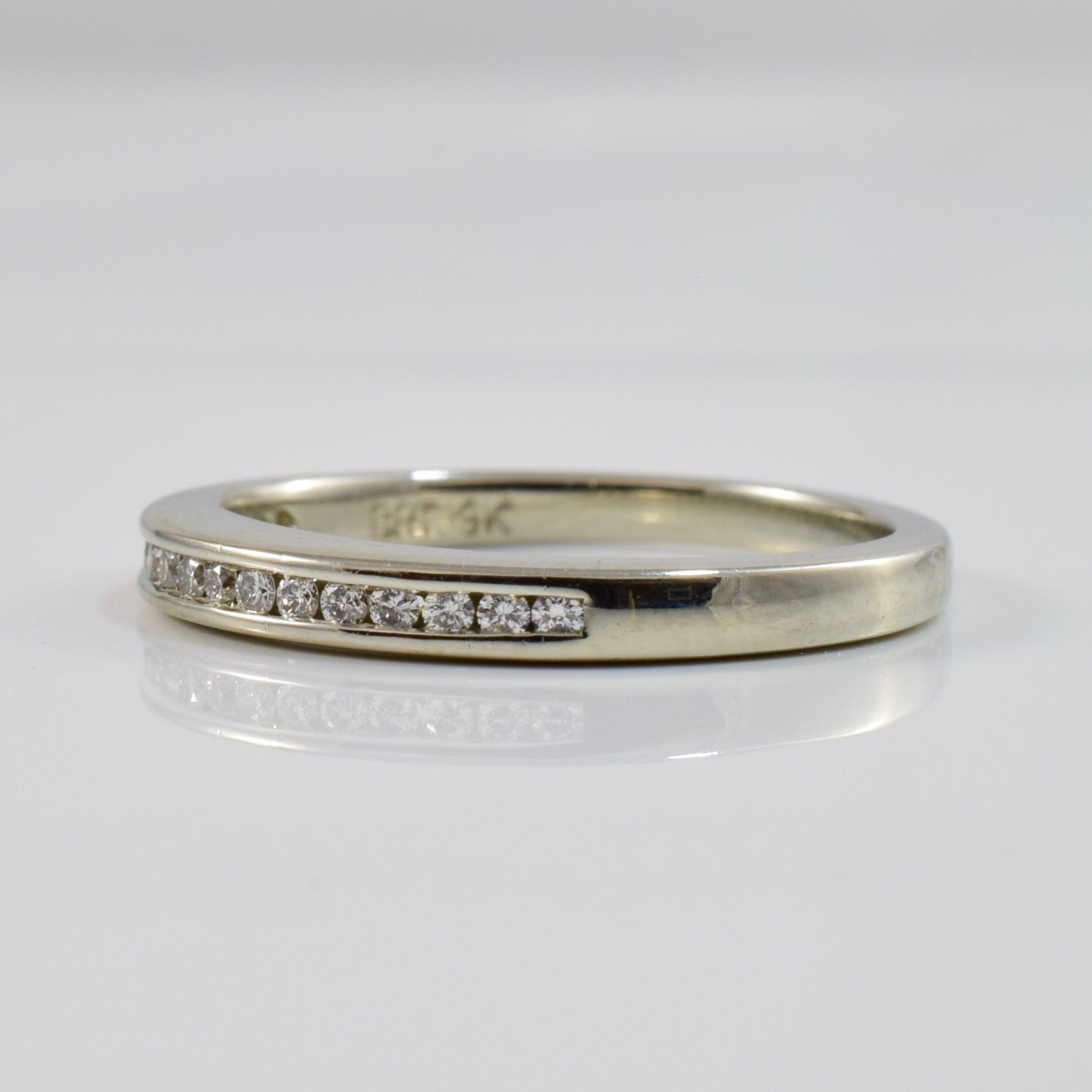 Channel Set Diamond Band | 0.10 ctw SZ 6.75 |
