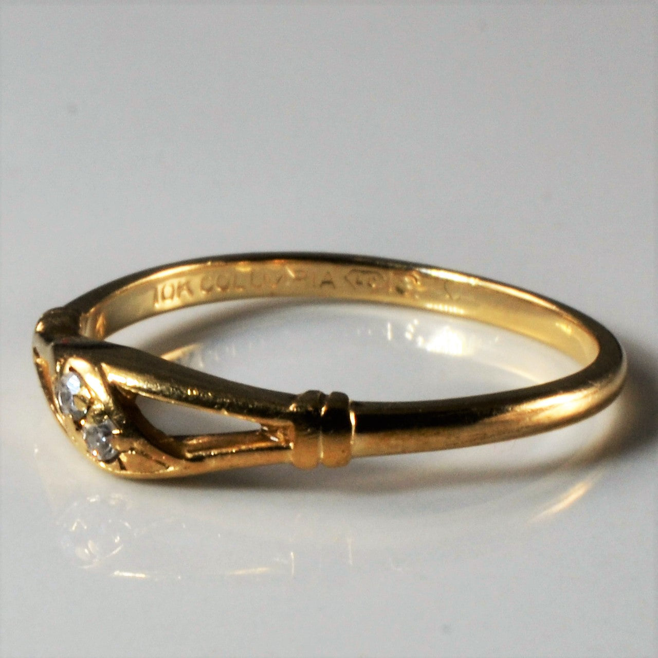 Two Stone Diamond Ring | 0.03ctw | SZ 5.75 |