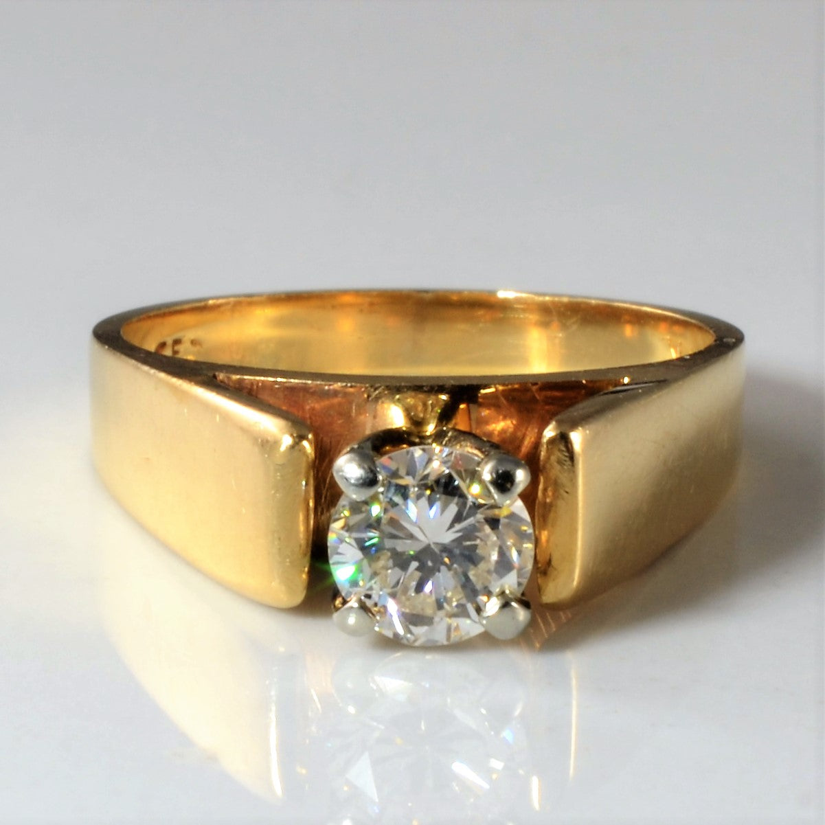 Solitaire Diamond ring for sale, Cathedral ring vintage ring