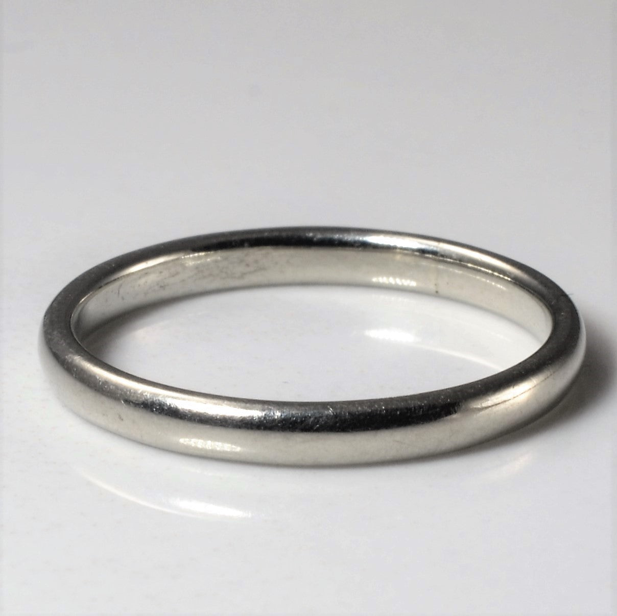 1930s White Gold Band | SZ 5.5 |