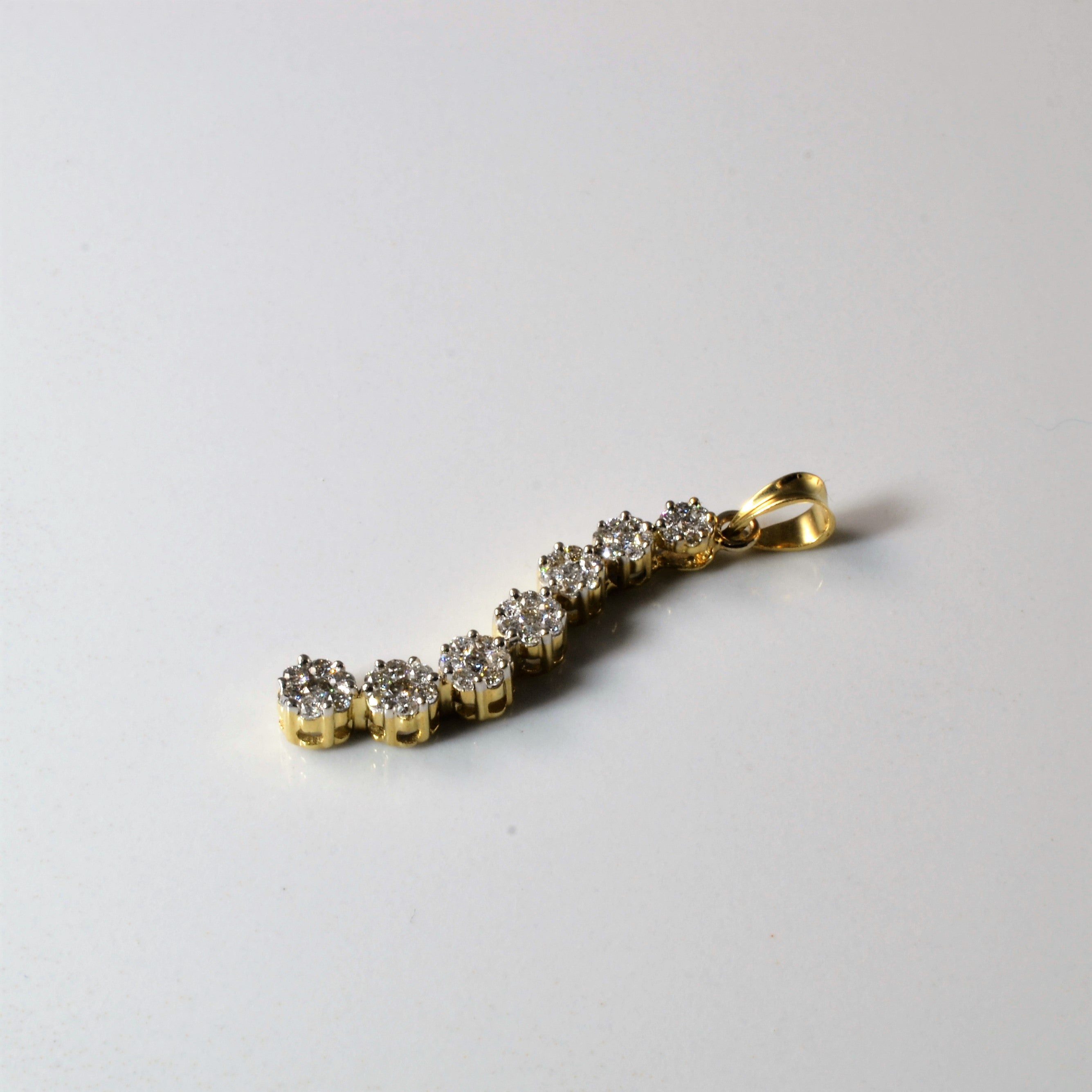 Cluster Diamond Journey Pendant | 0.50ctw |