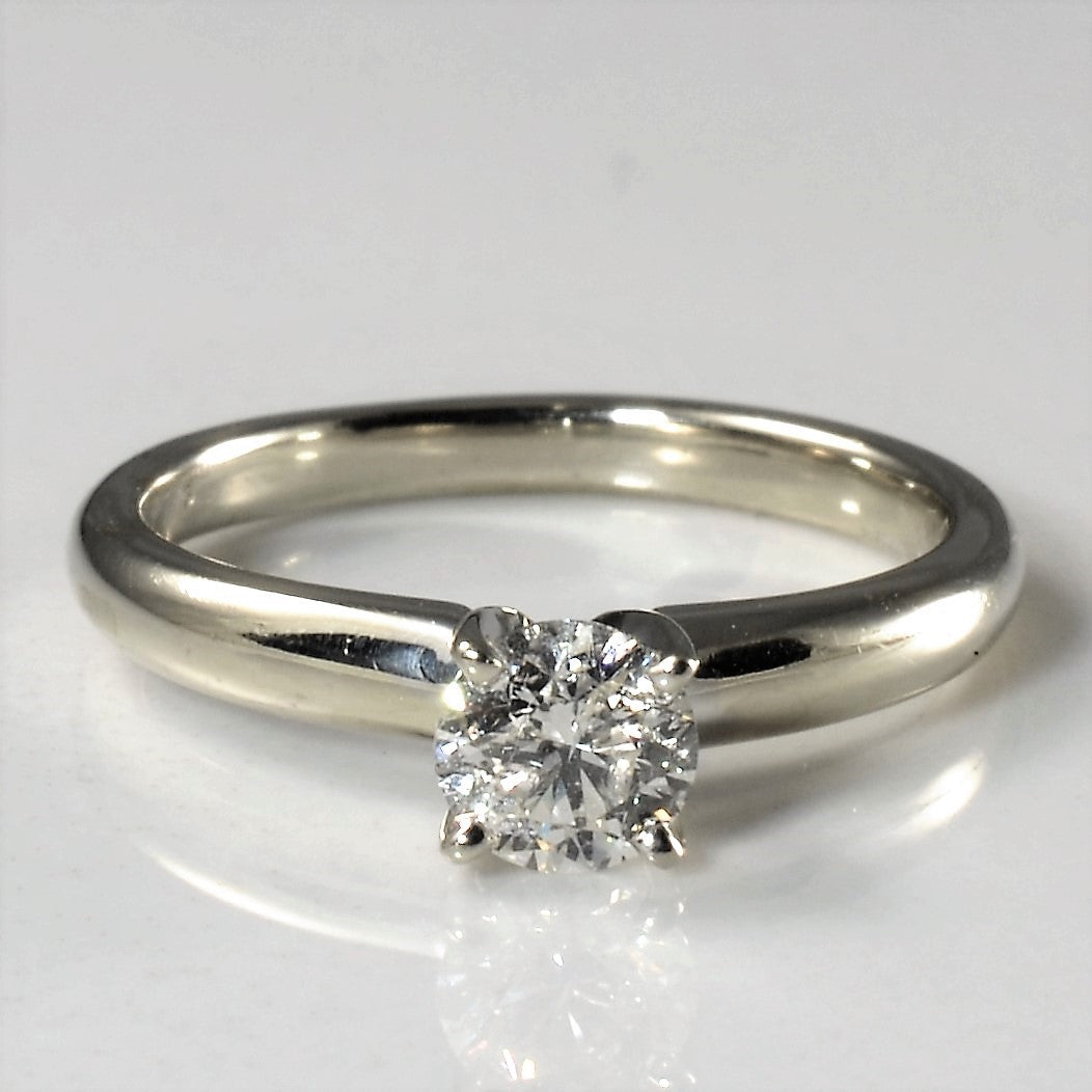 White Gold Solitaire Diamond Ring | 0.43ct | SZ 5.25 |