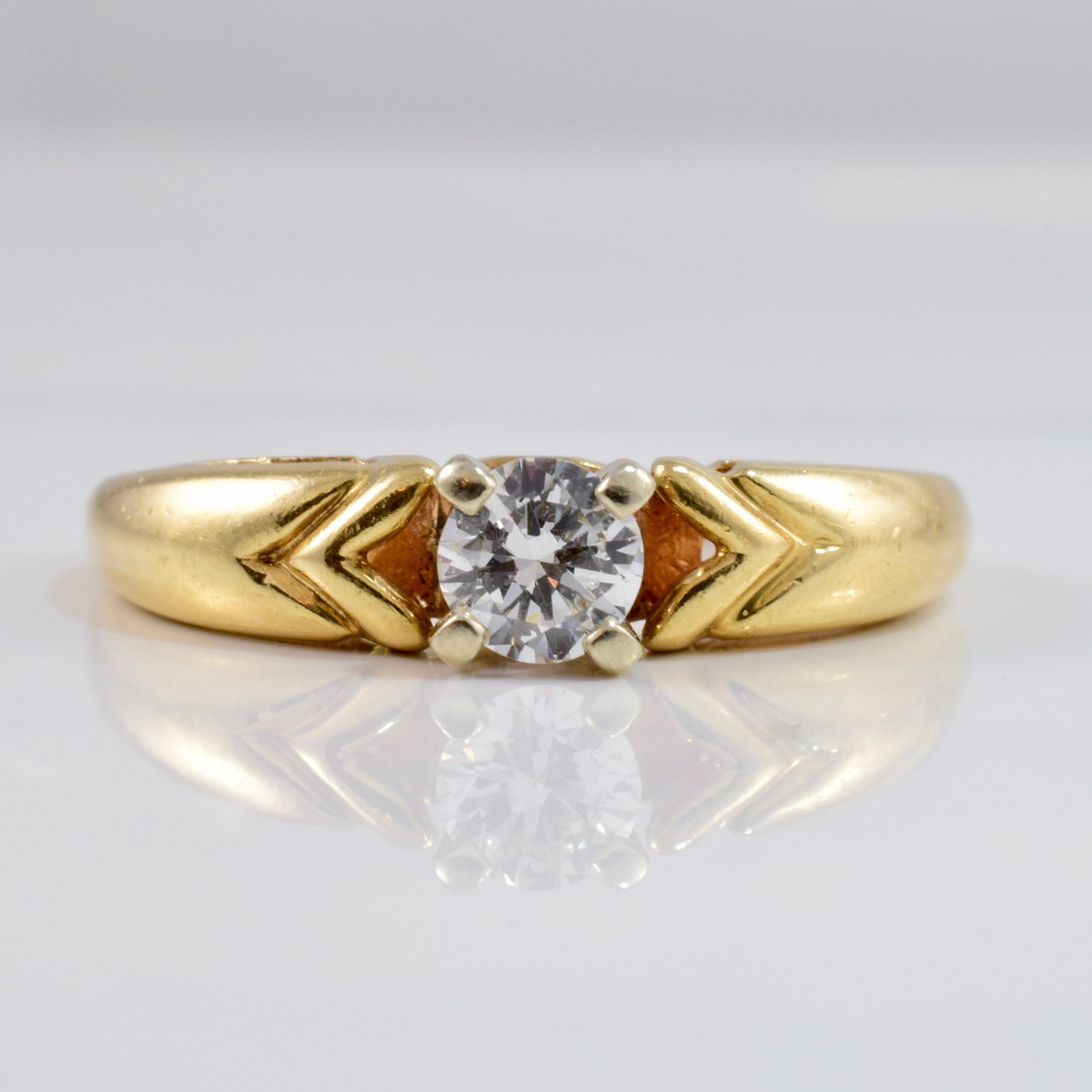 Diamond Engagement Ring | 0.28 ct SZ 6.75 |