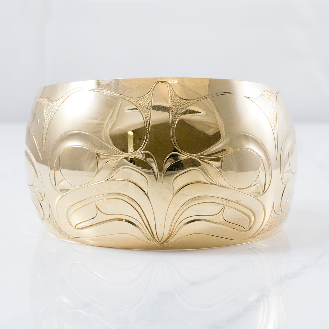 Bracelet manchette autochtone à trois aigles | Taille 6,5" |