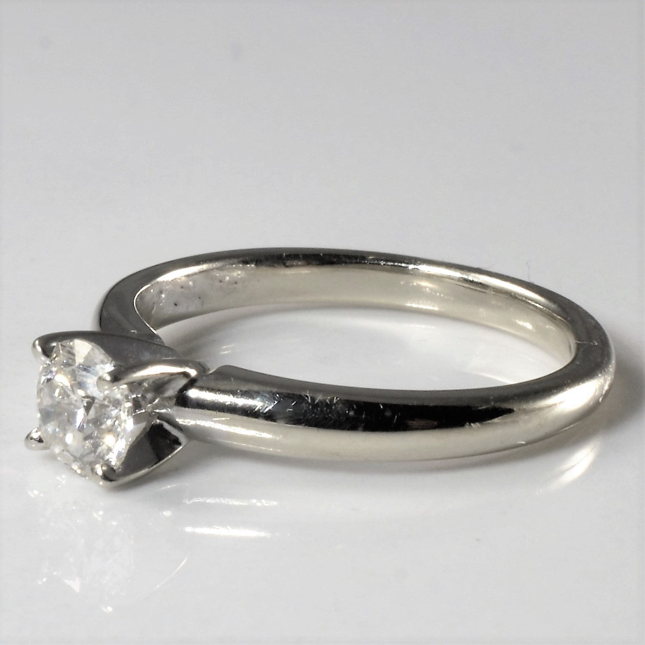 White Gold Solitaire Diamond Ring | 0.43ct | SZ 5.25 |