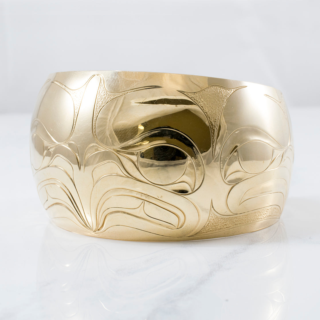 Bracelet manchette autochtone à trois aigles | Taille 6,5" |