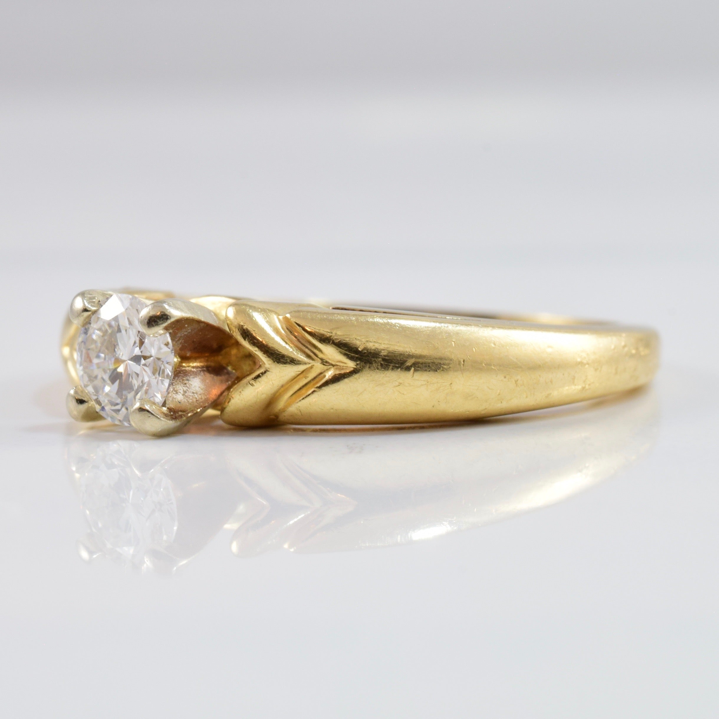 Diamond Engagement Ring | 0.28 ct SZ 6.75 |