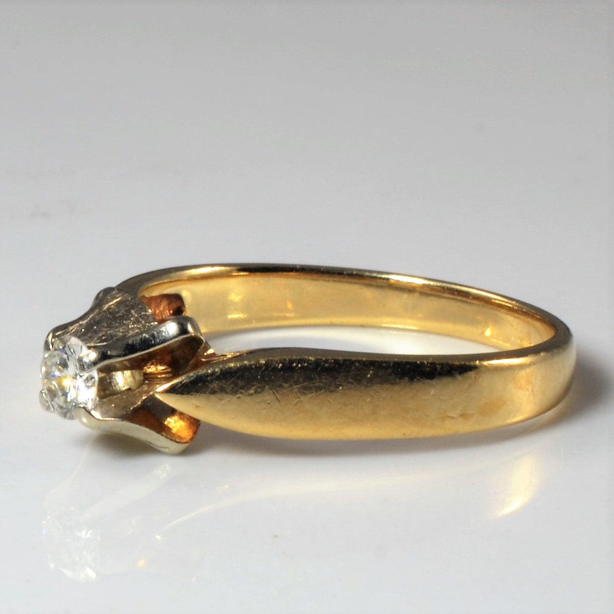 Solitaire Diamond Ring | 0.12ct | SZ 5.5 |