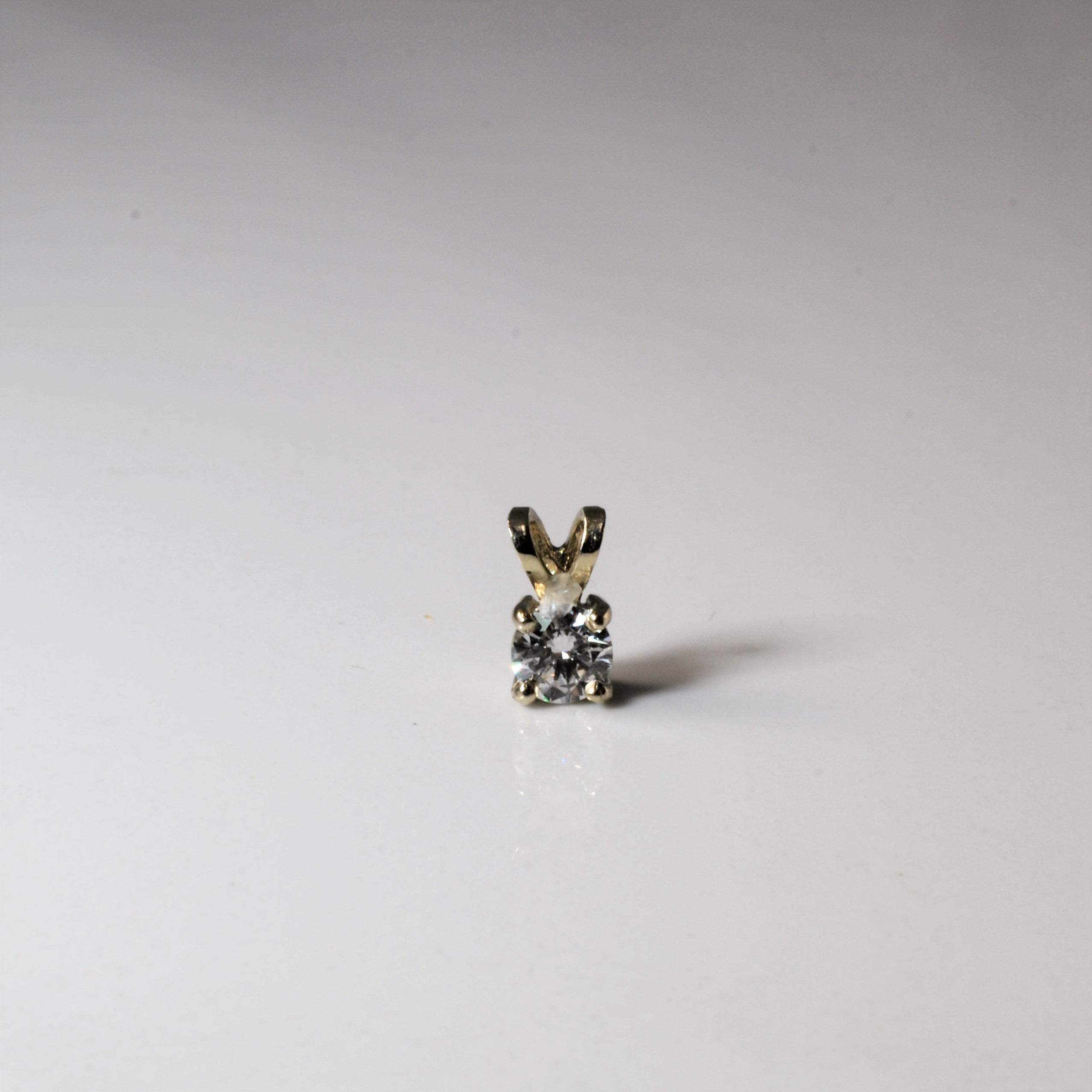 Solitaire Diamond Pendant | 0.27ct |