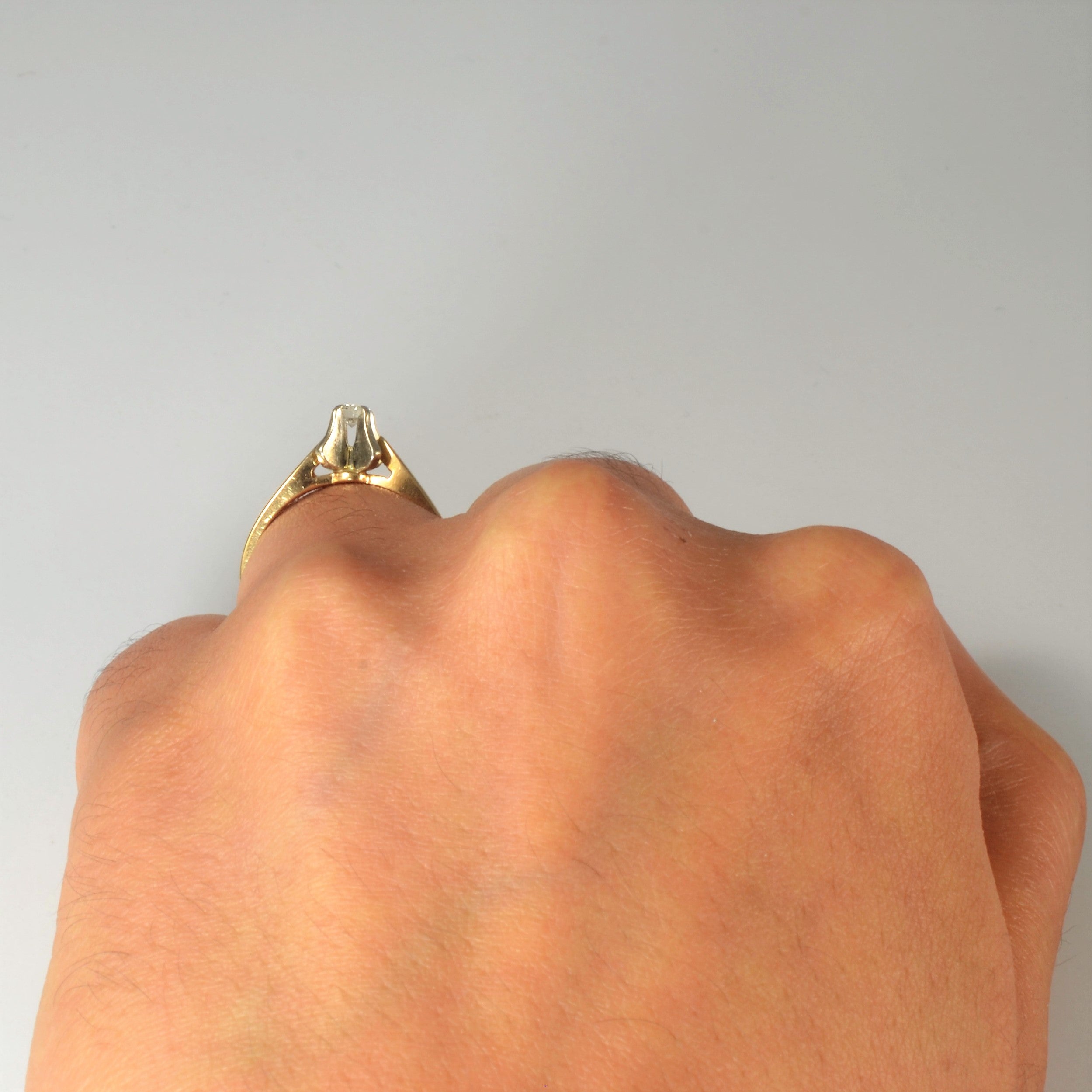 Solitaire Diamond Ring | 0.12ct | SZ 5.5 |