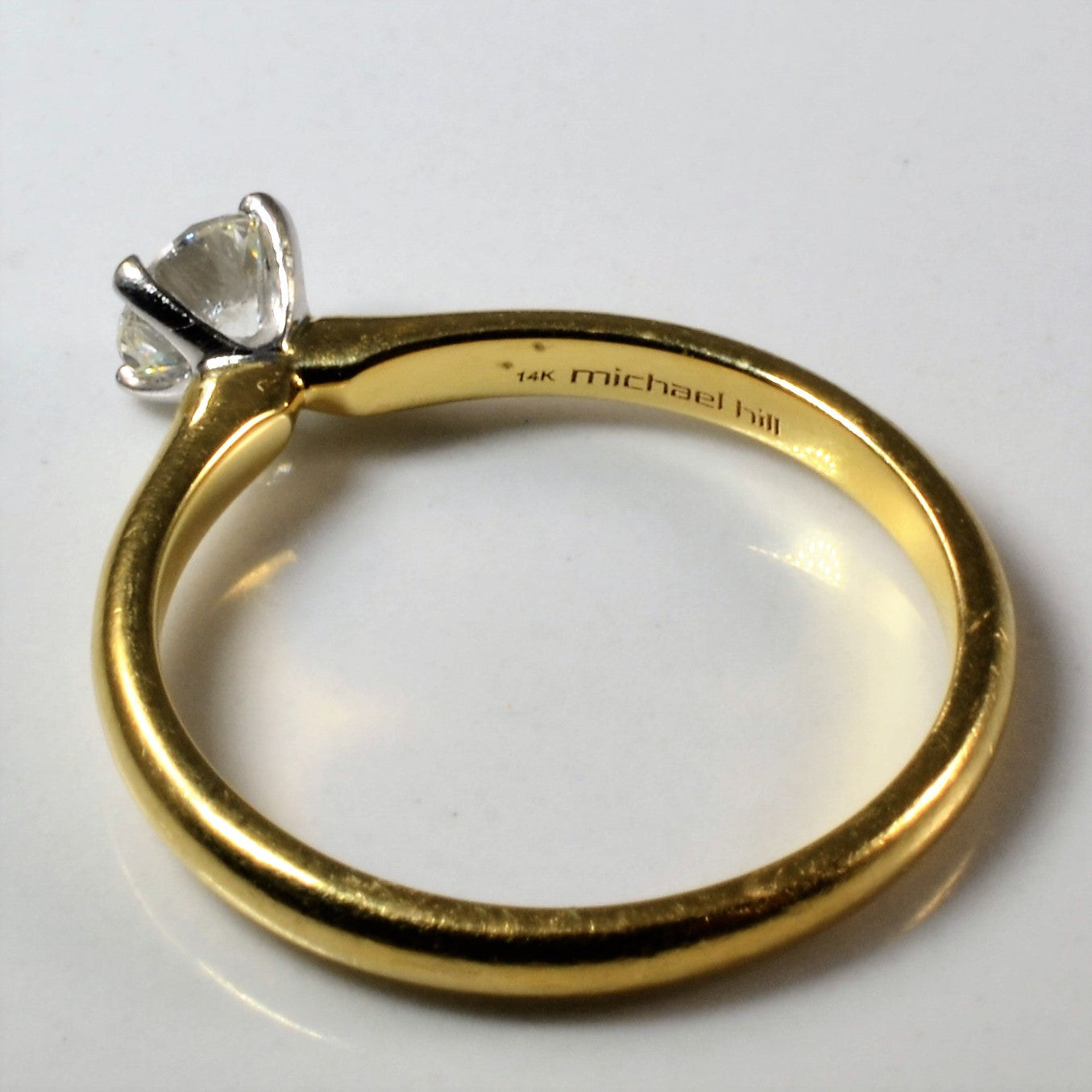 Solitaire Diamond Engagement Ring | 0.40ct | SZ 6.75 |