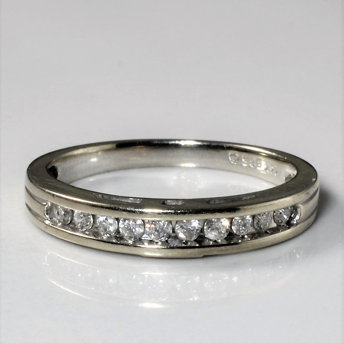 Channel Set Diamond Band | 0.20ctw | SZ 7 |