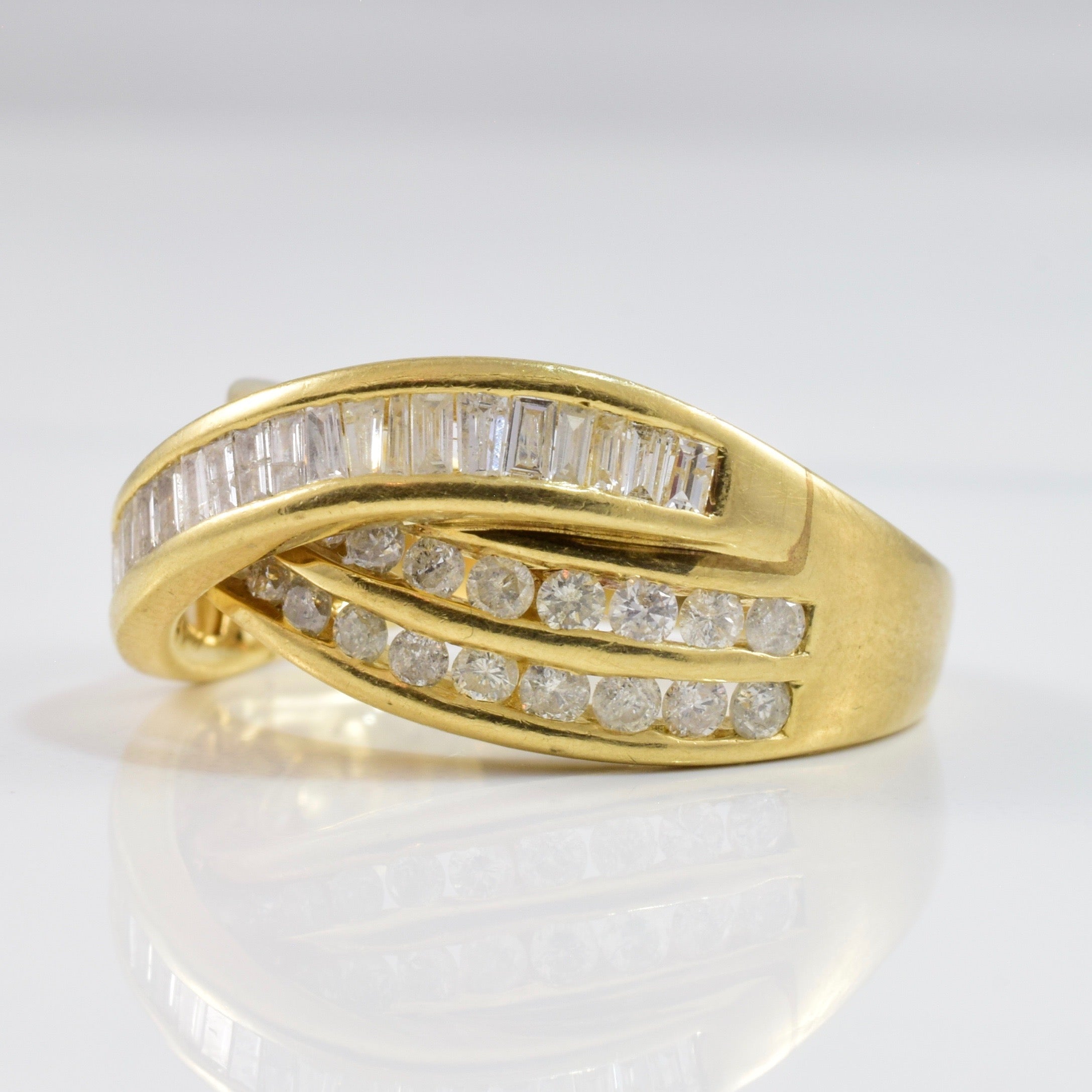 Bypass Channel Set Diamond Band | 0.72 ctw SZ 6.75 |