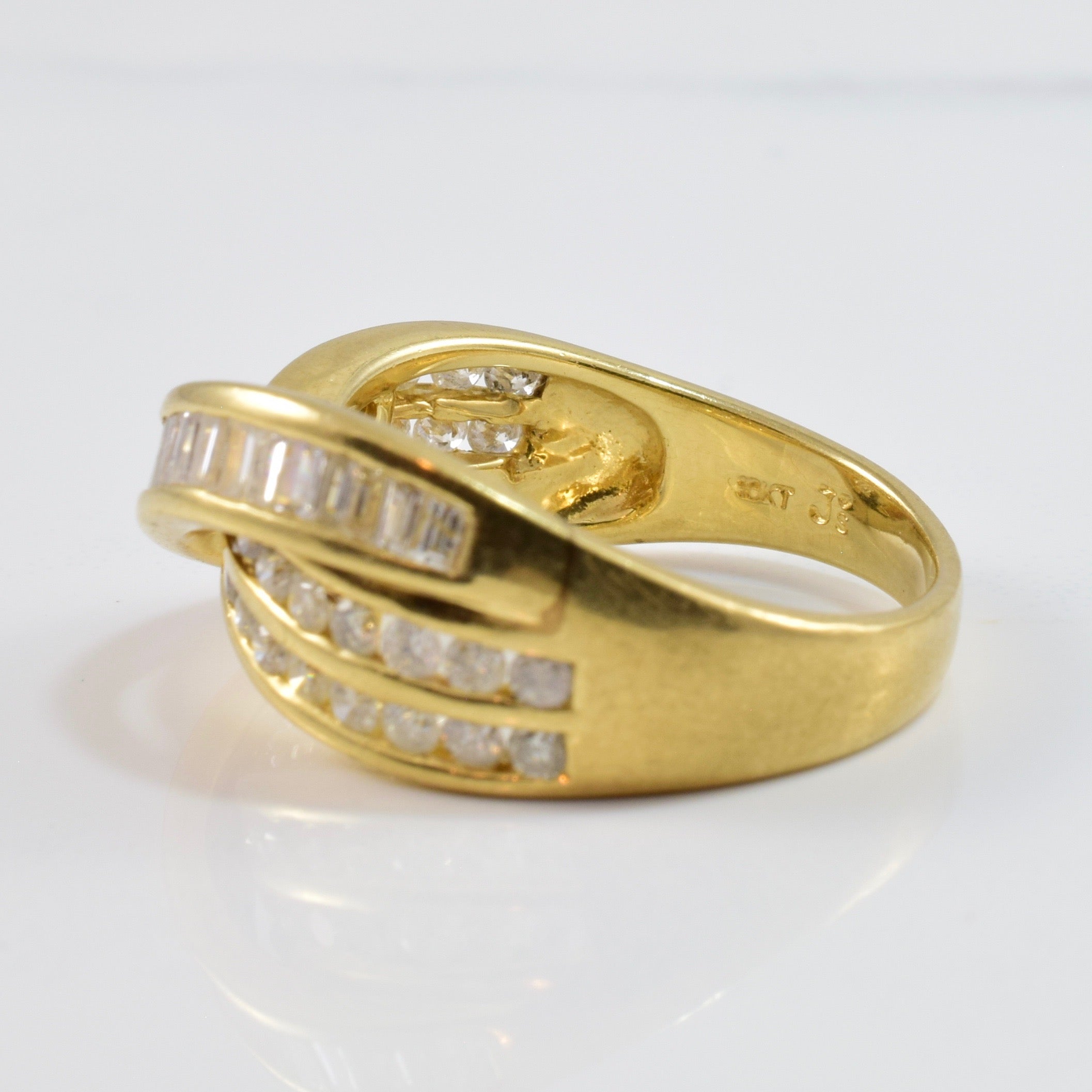 Bypass Channel Set Diamond Band | 0.72 ctw SZ 6.75 |