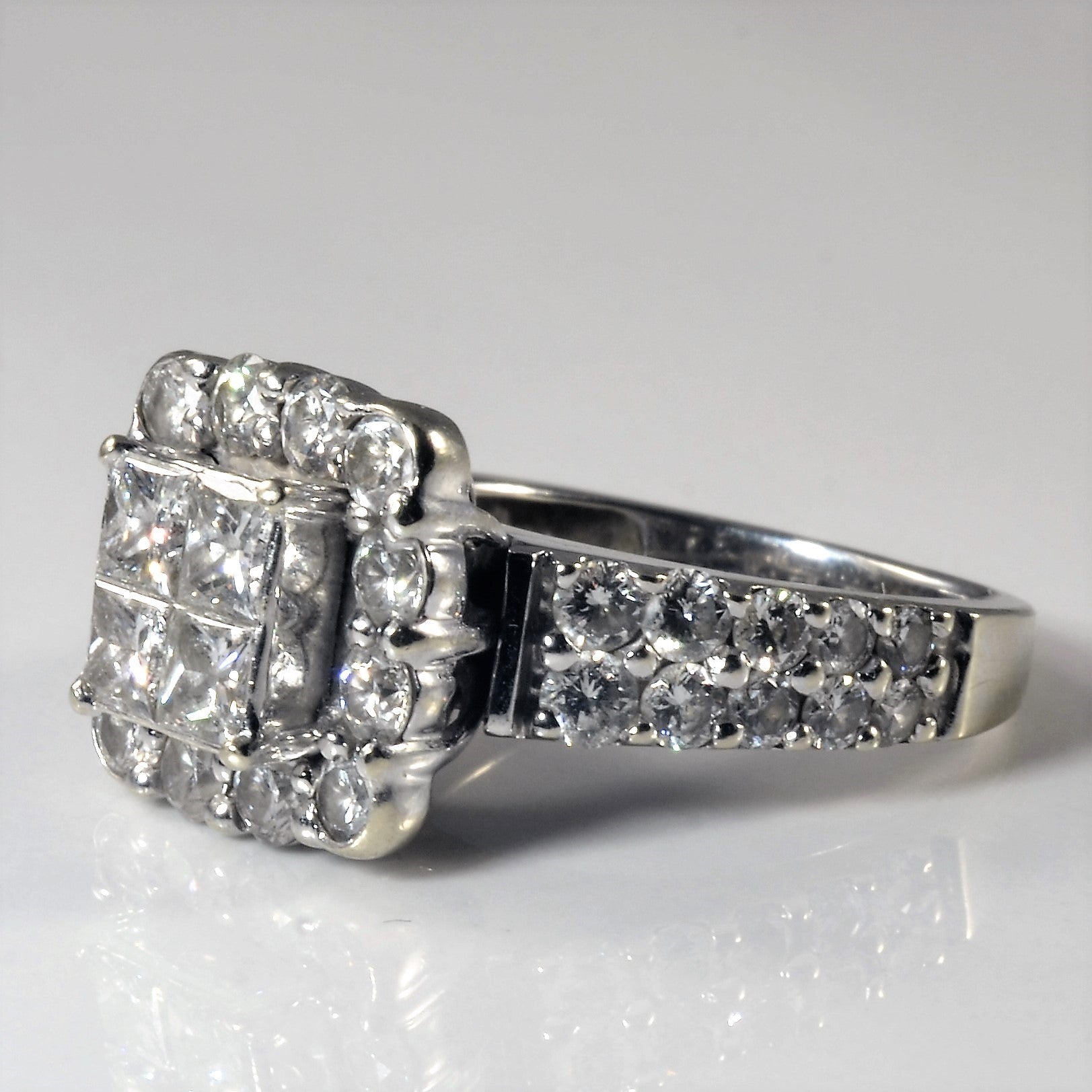 Cluster Quad Set Diamond Ring | 2.64ctw | SZ 6 |