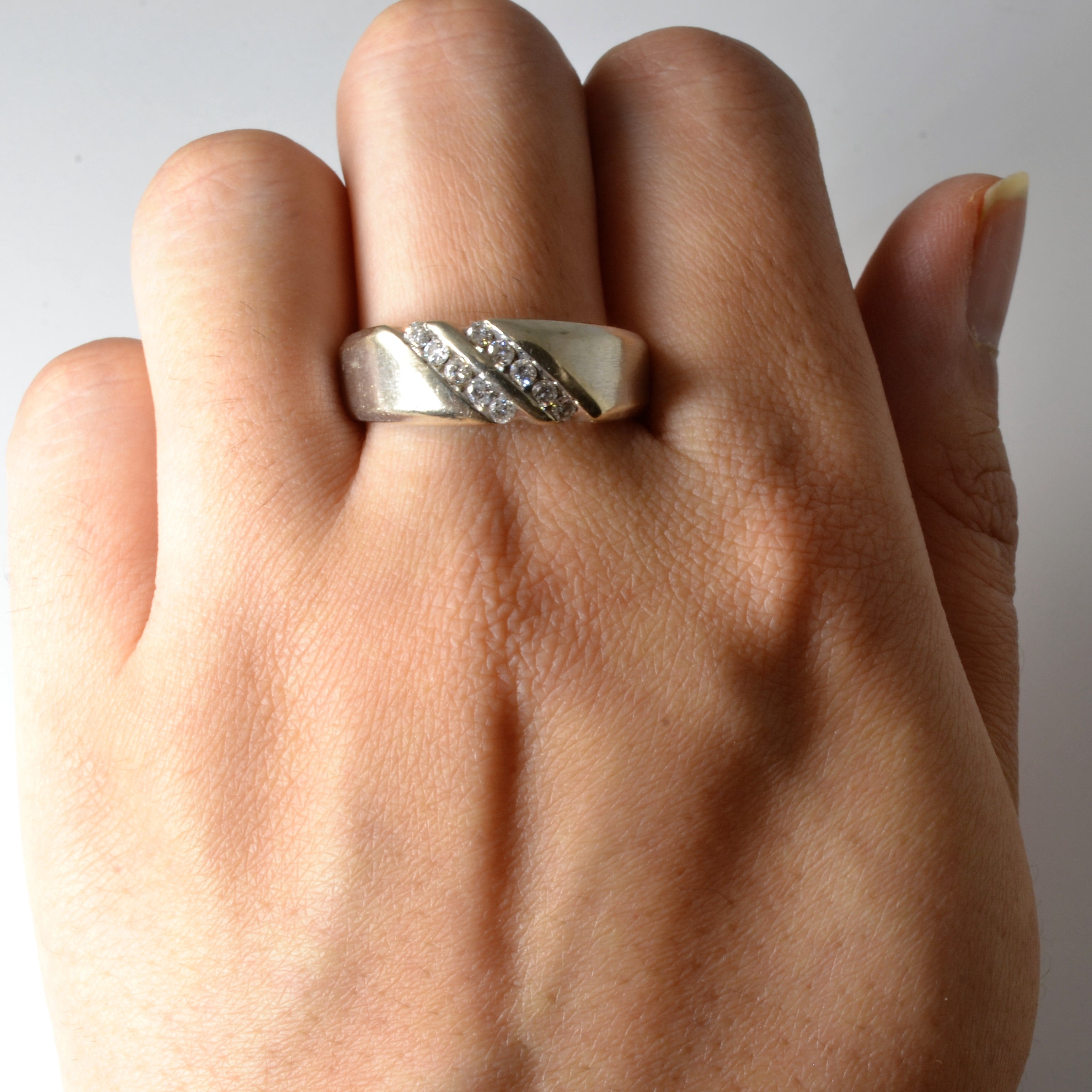 Channel Set Diamond Ring | 0.30ctw | SZ 10.5 |