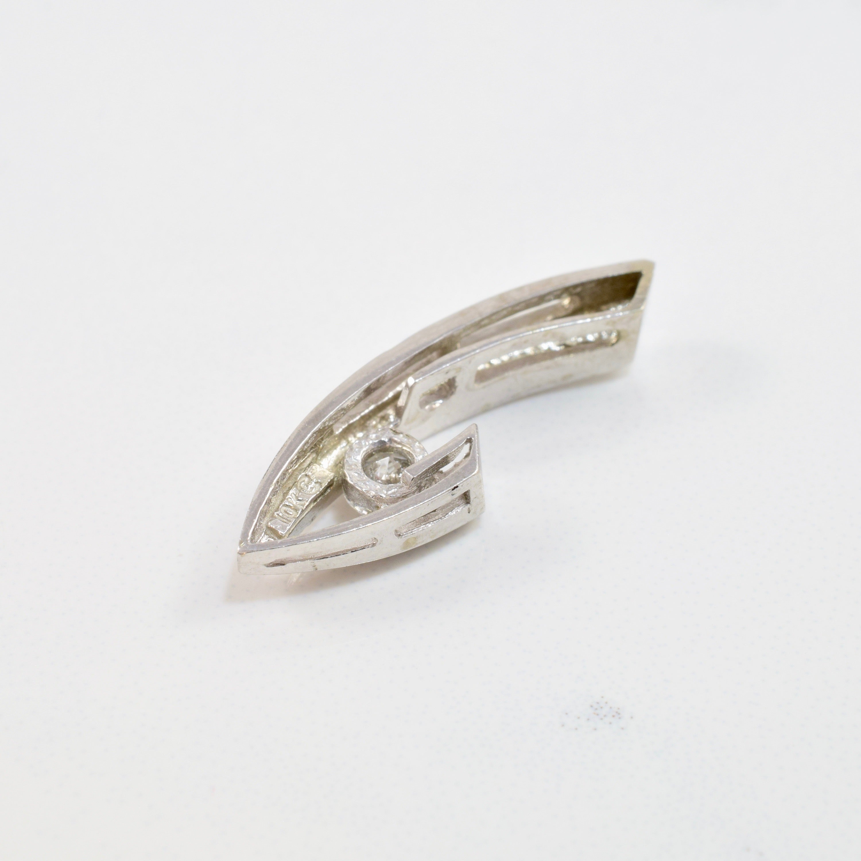 Tension Set Diamond Drop Pendant | 0.20 ctw Diamond |