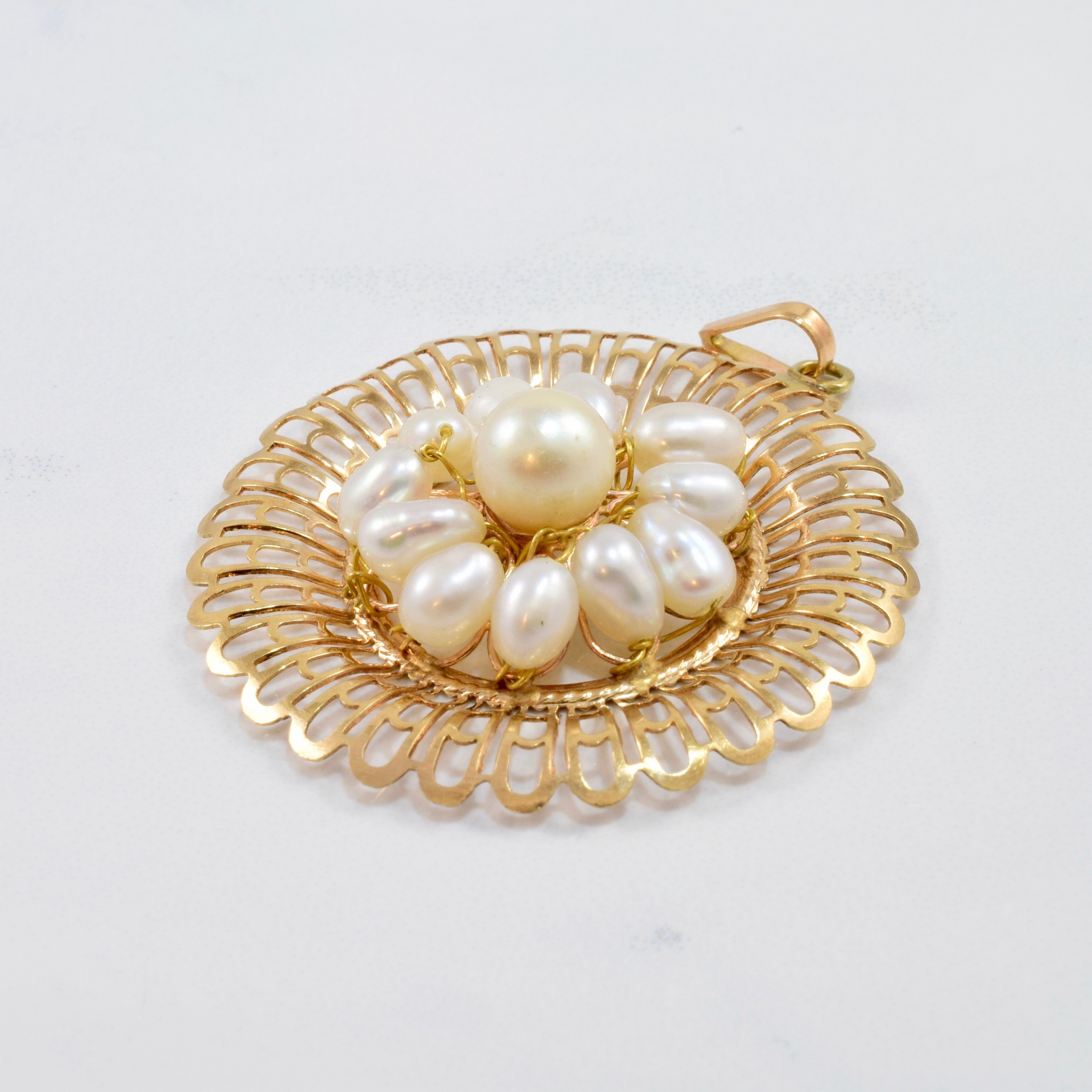 Pearl Cluster Pendant