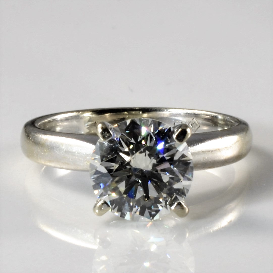 Classic Solitaire Diamond Engagement Ring | 1.57ct | SZ 4.5 |