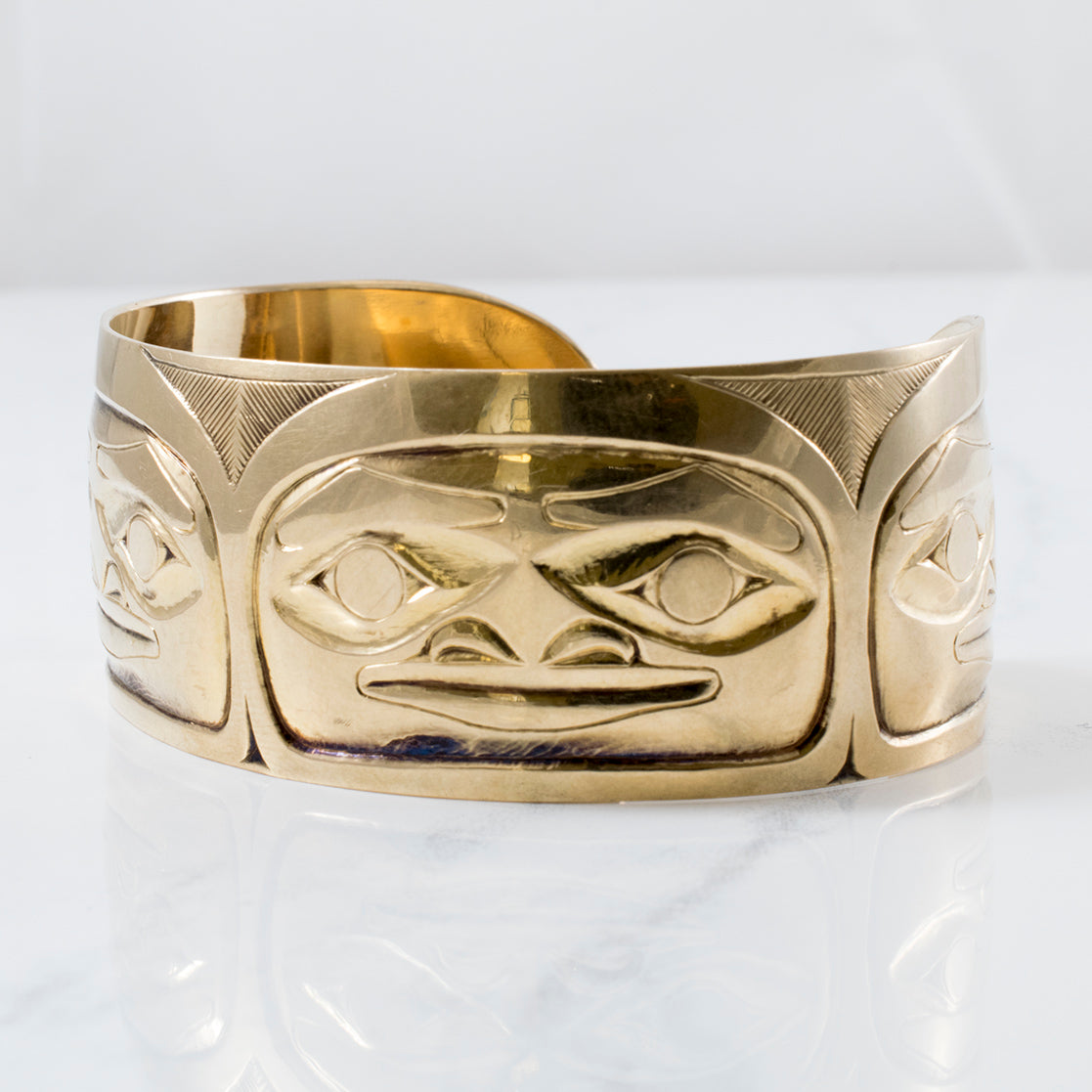 Indigenous Moon Art Cuff Bracelet | SZ 6" |