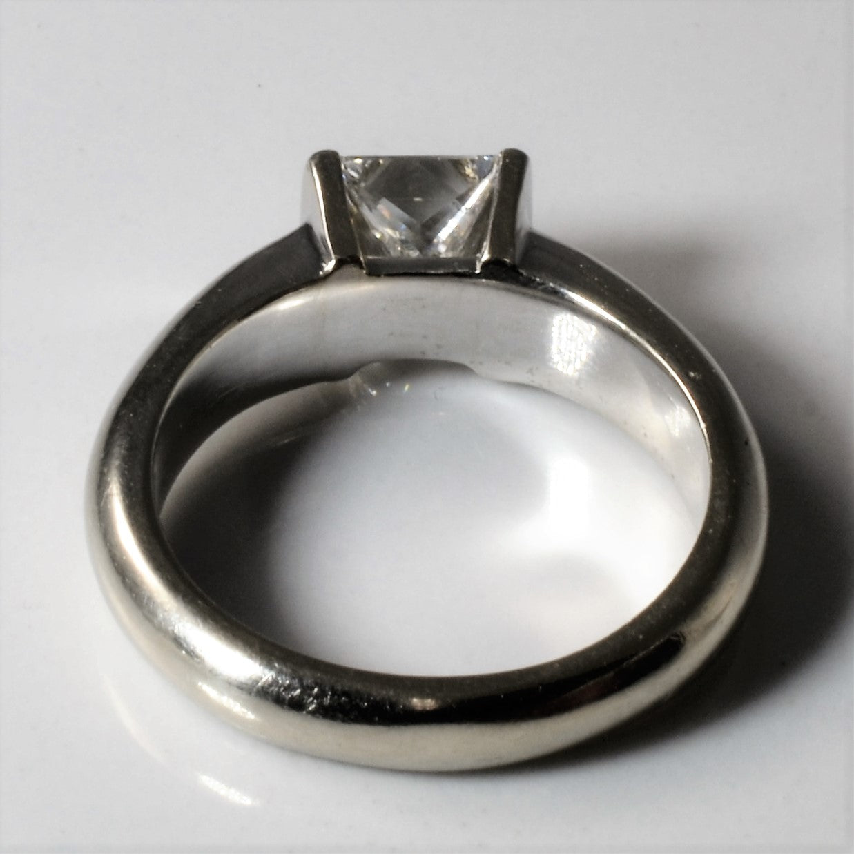 Tension Set Princess Diamond Engagement Ring | 1.02ct | SZ 5.75 |