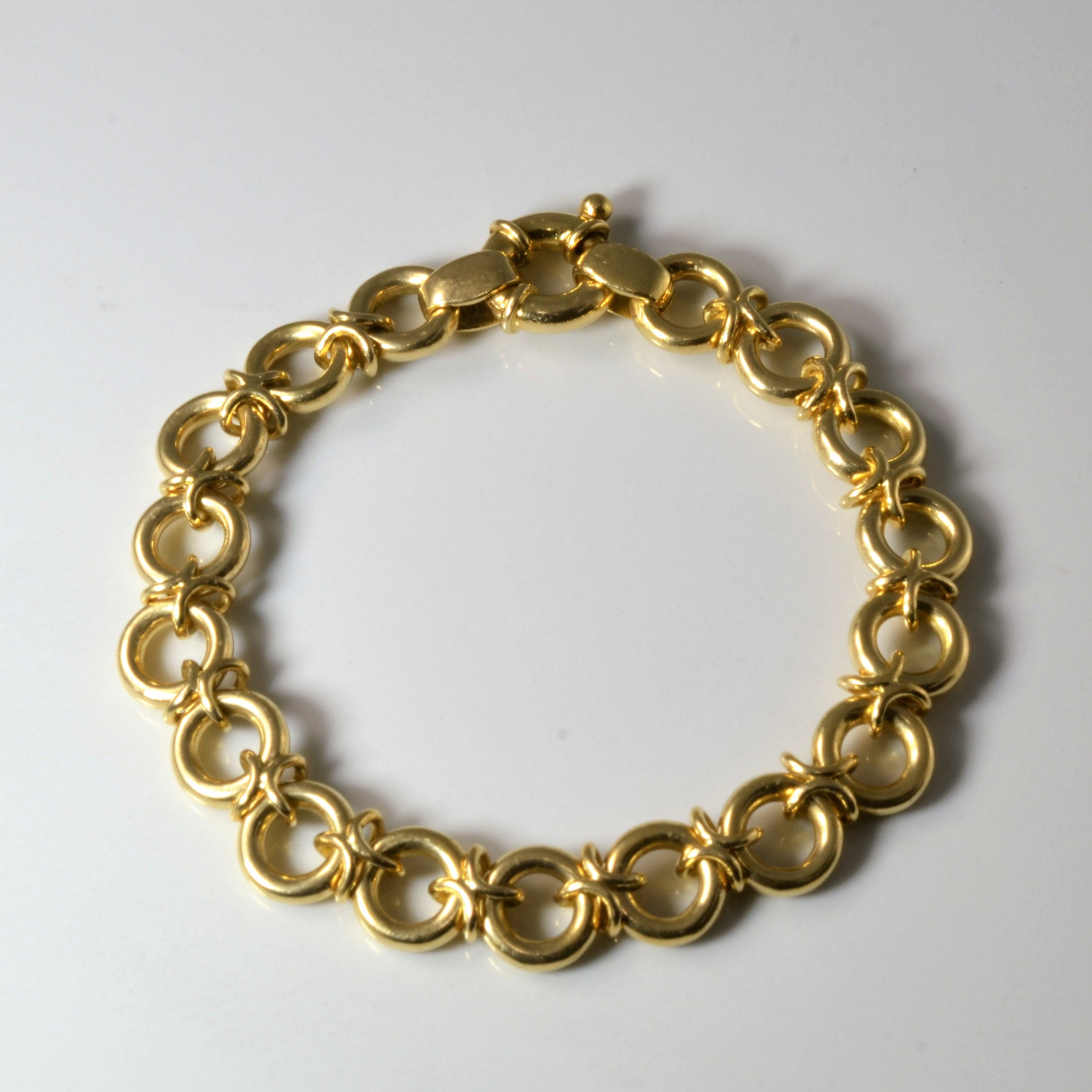 Bracelet à chaîne dorée XO | 8" |