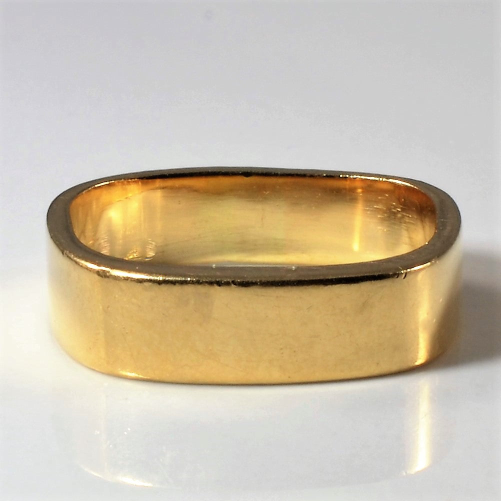 Soft Square Gold Band | SZ 5.25 |