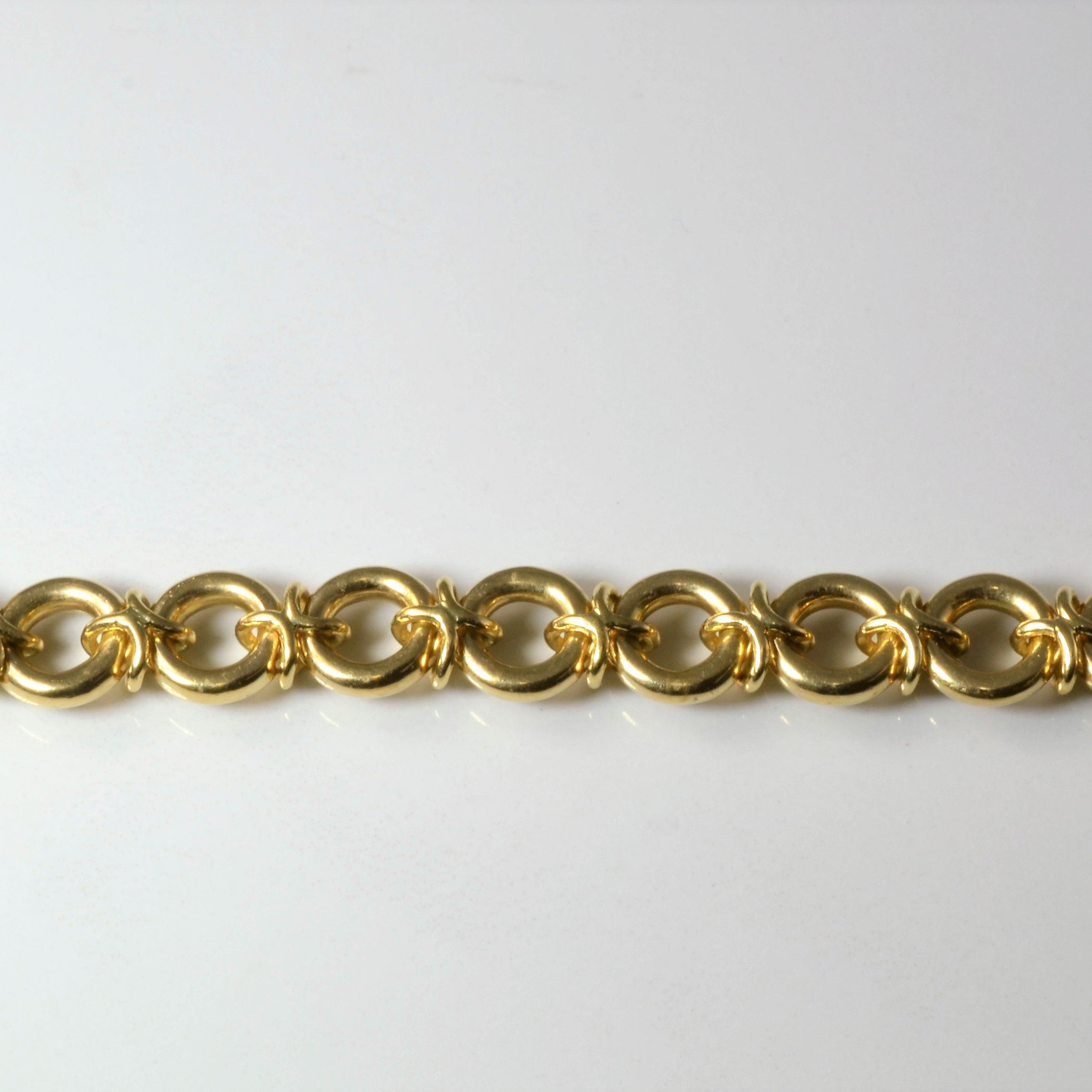 XO Gold Chain Bracelet | 8" |