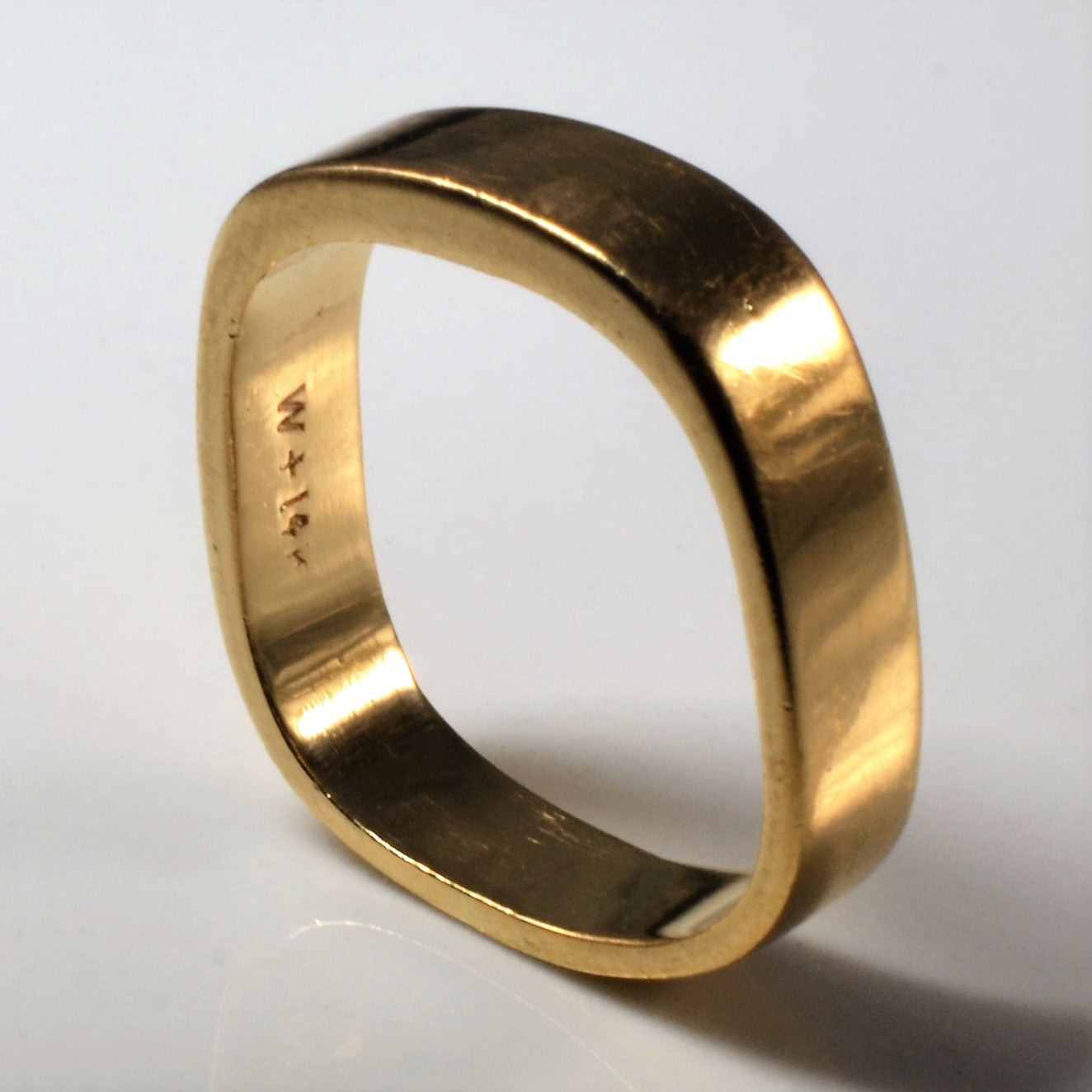 Soft Square Gold Band | SZ 5.25 |