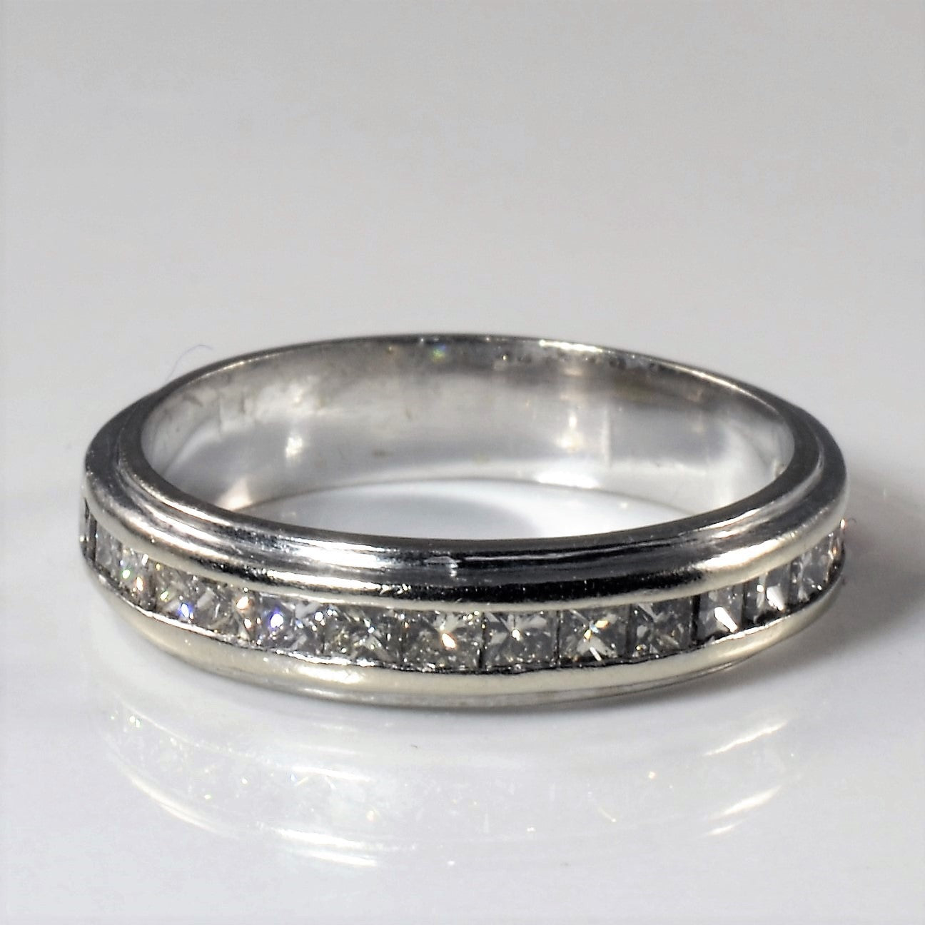 Channel Set Princess Diamond Band | 0.51ctw | SZ 4 |