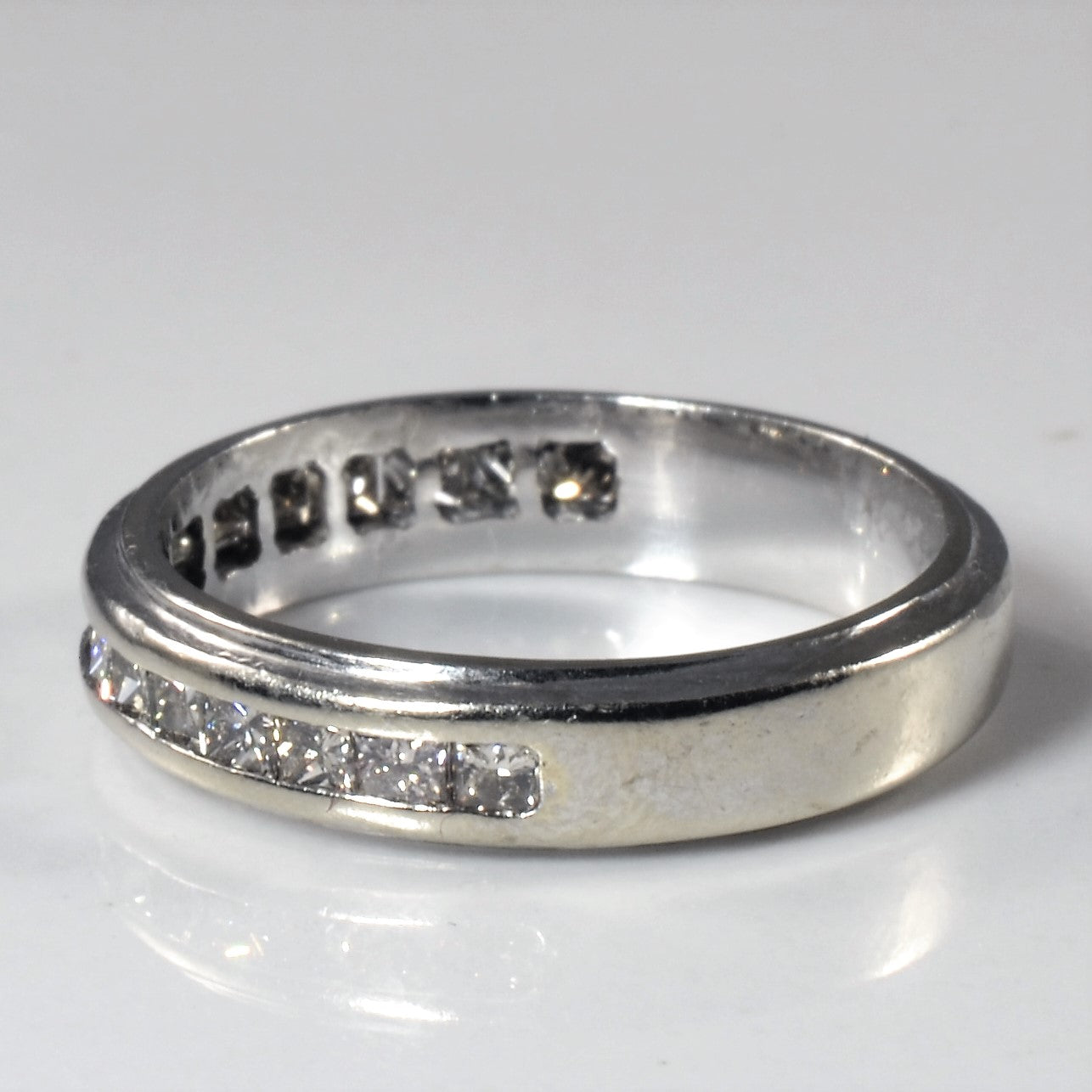 Channel Set Princess Diamond Band | 0.51ctw | SZ 4 |