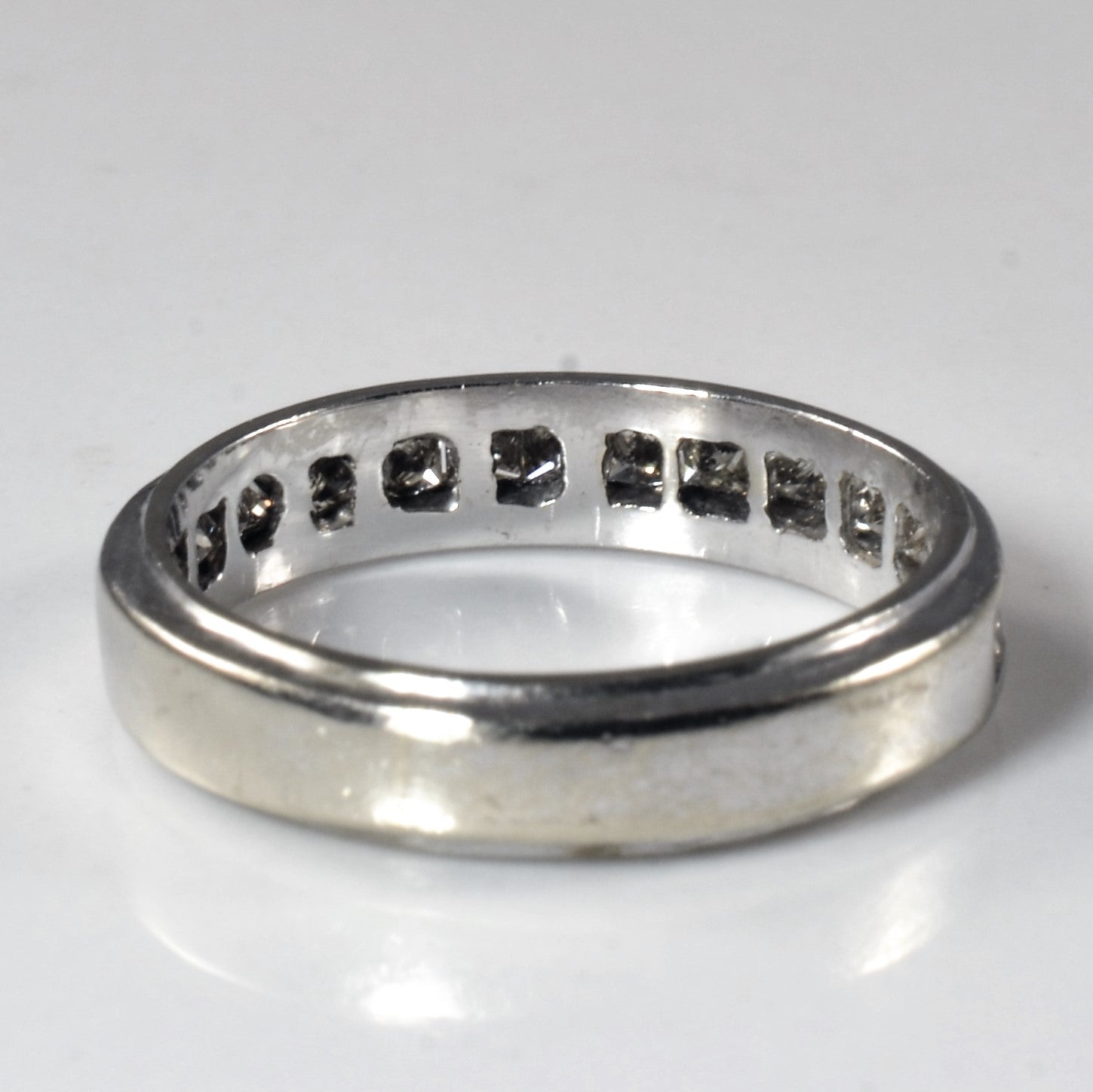 Channel Set Princess Diamond Band | 0.51ctw | SZ 4 |