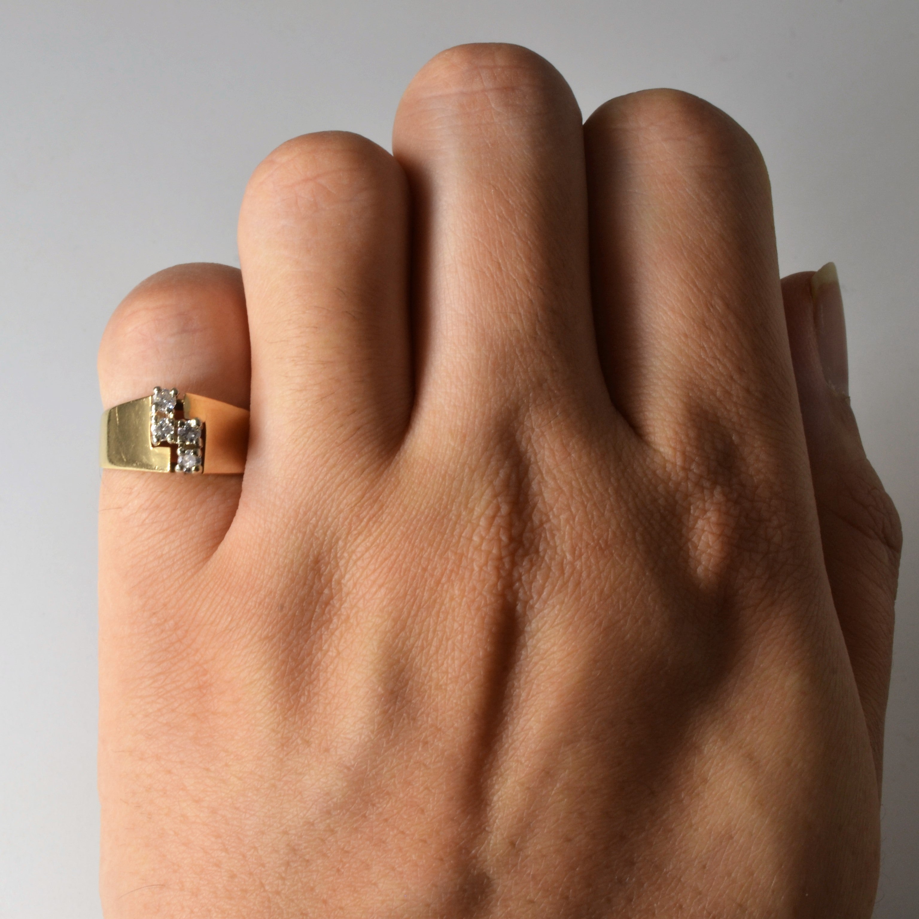 Four Stone Diamond Ring | 0.18ctw | SZ 3.75 |