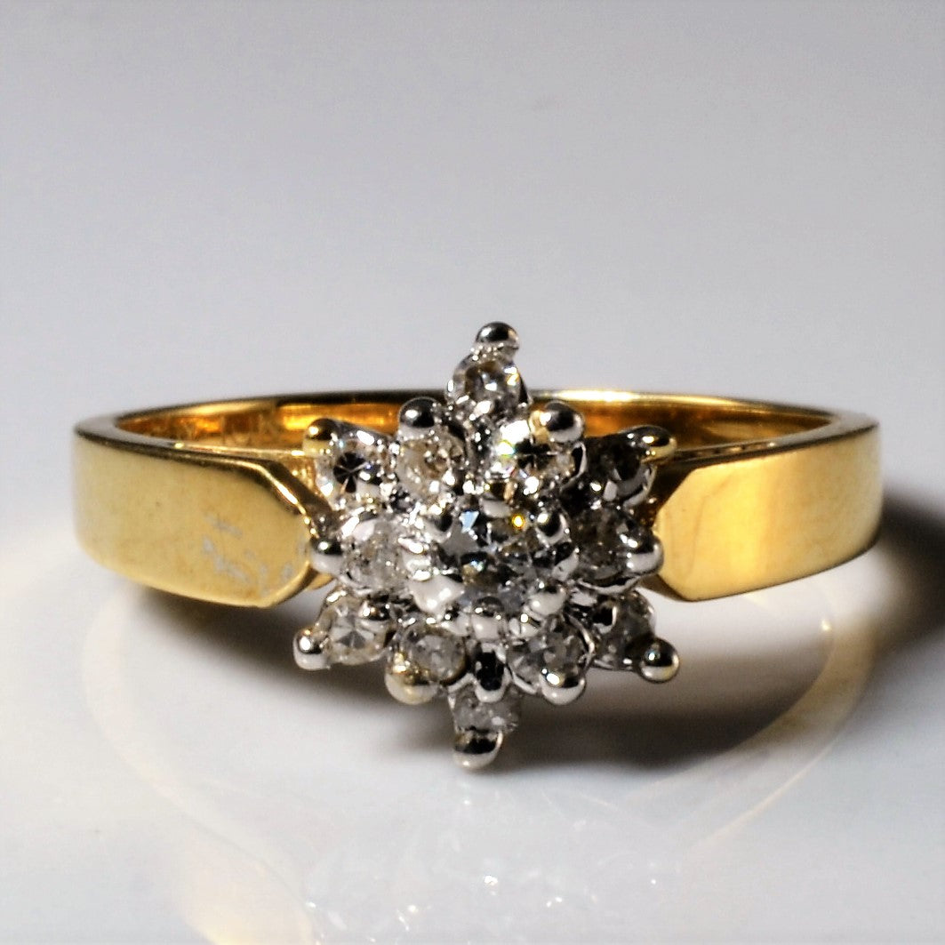 Cluster Burst Diamond Ring | 0.23ctw | SZ 6.5 |