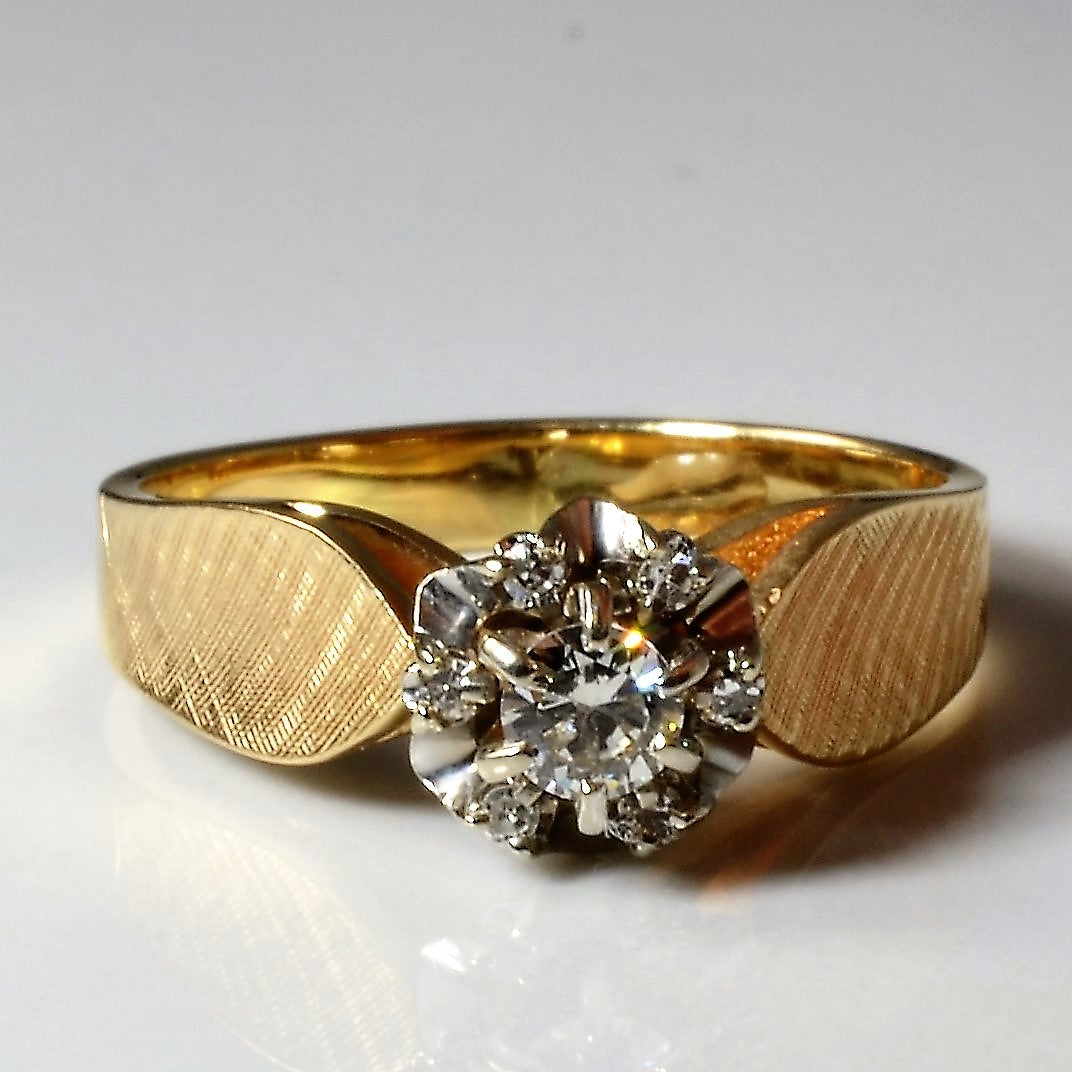 Cluster Set Diamond Ring | 0.17ctw | SZ 8 |