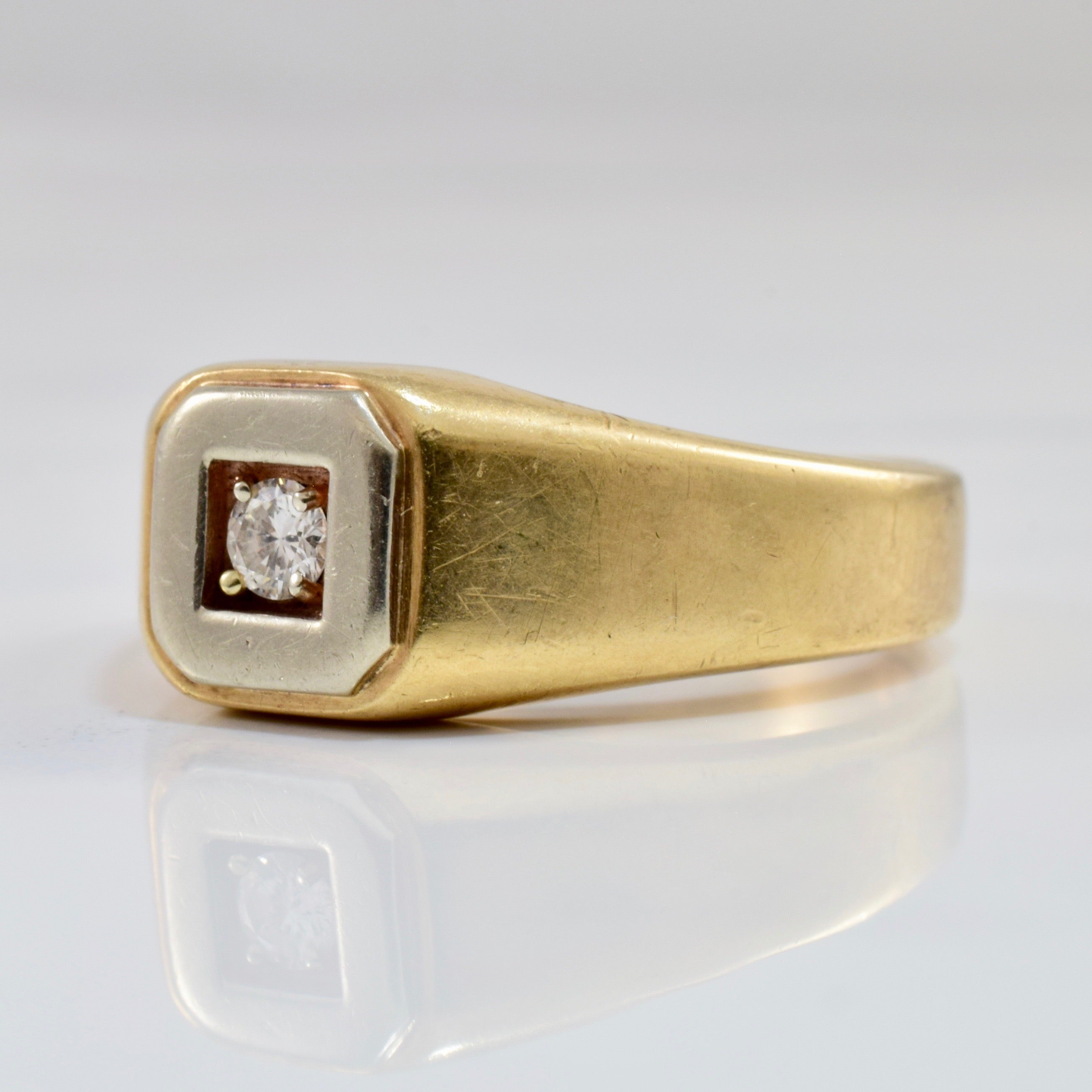 Flush Set Diamond Band | 0.12 ct SZ 11 |