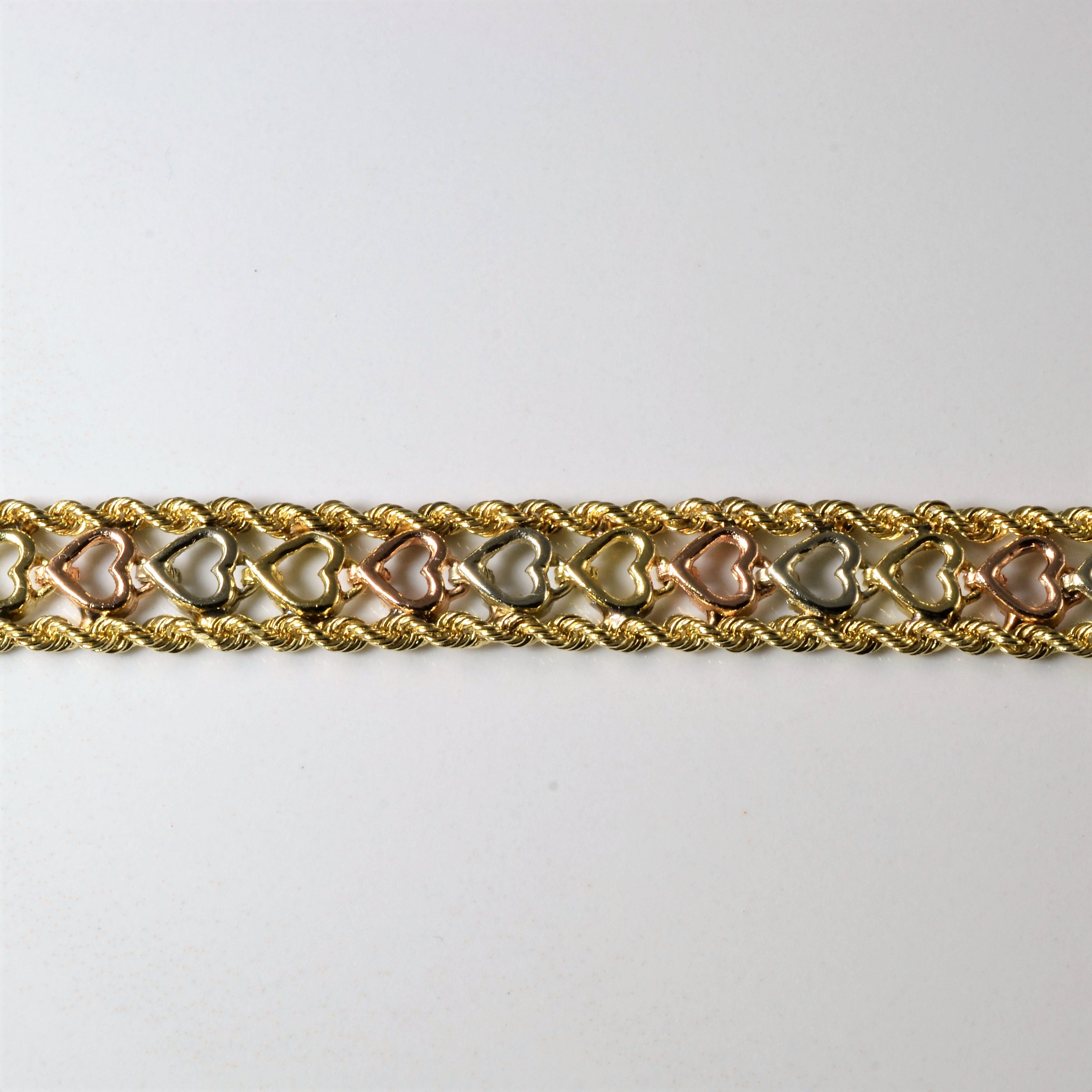 Heart Link Bracelet | 8"