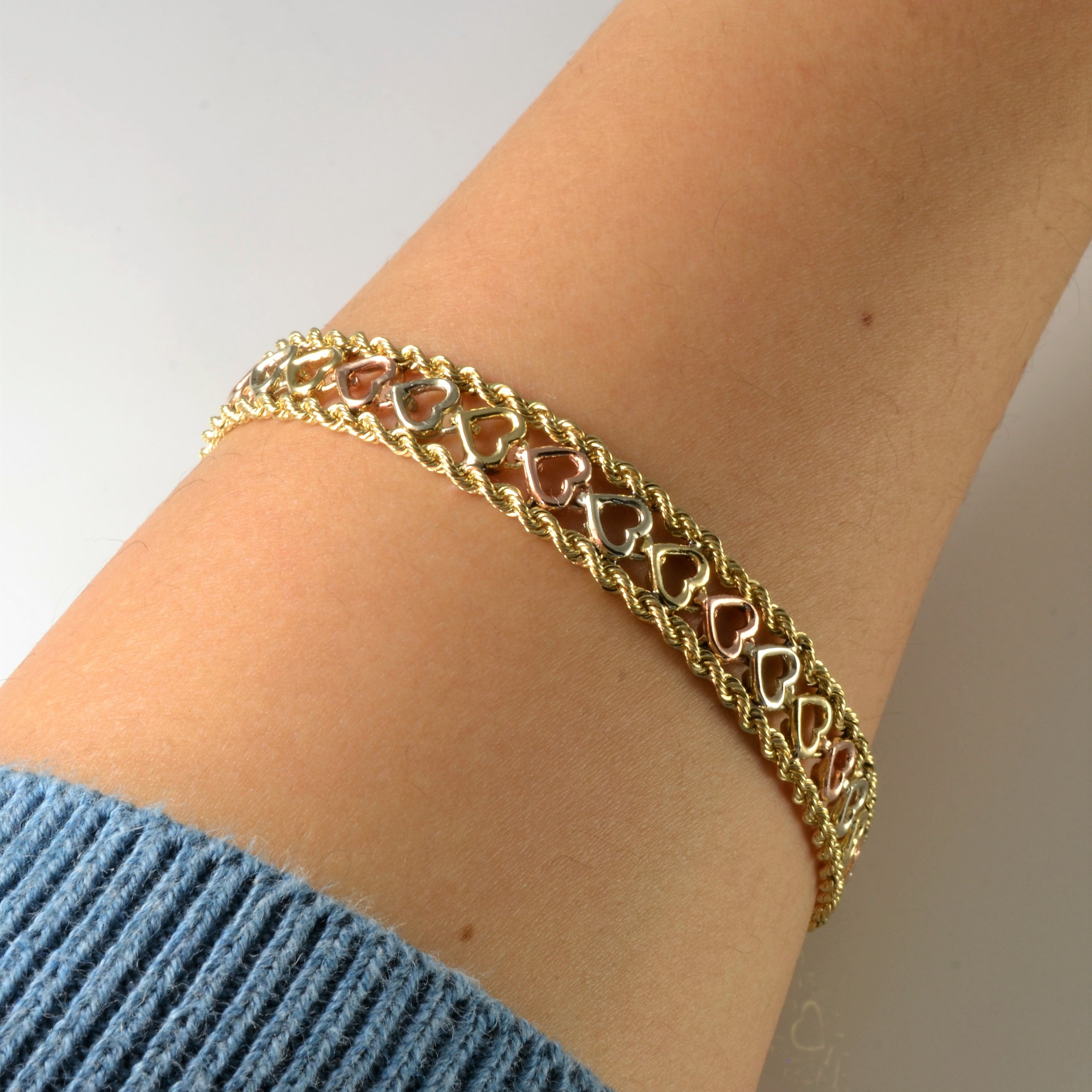 Heart Link Bracelet | 8"